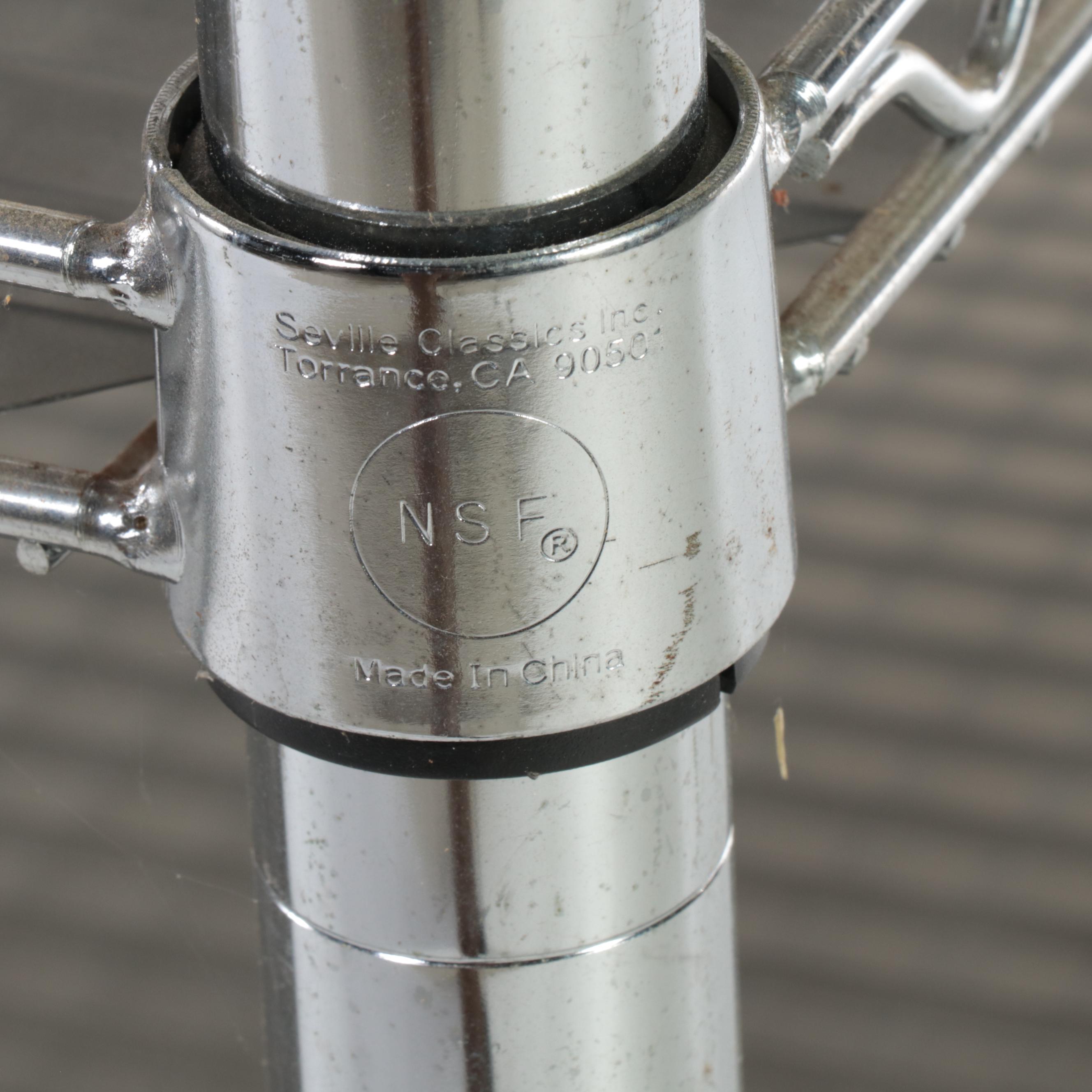 Seville Classics Inc. Wire and Metal Rolling Cart