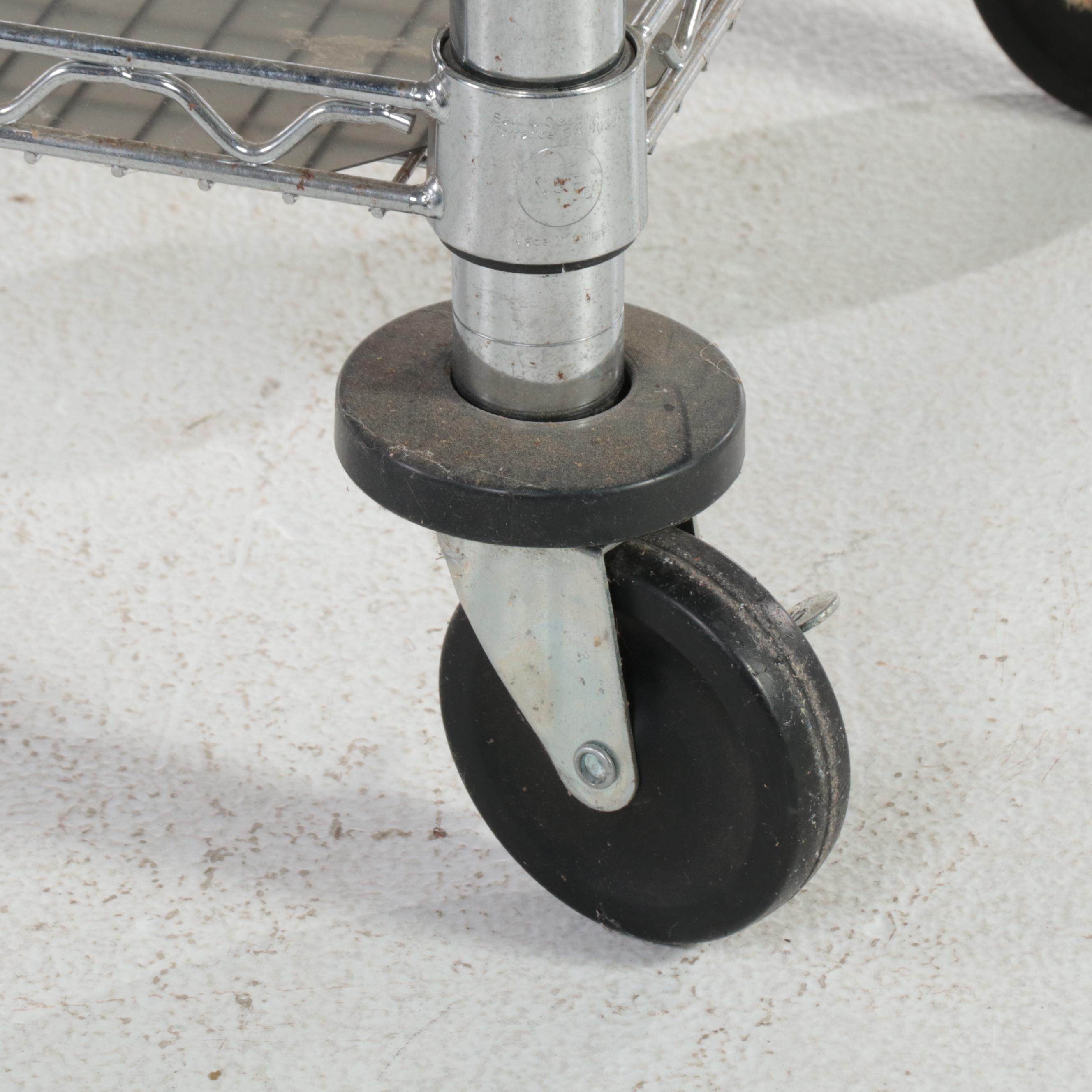 Seville Classics Inc. Wire and Metal Rolling Cart