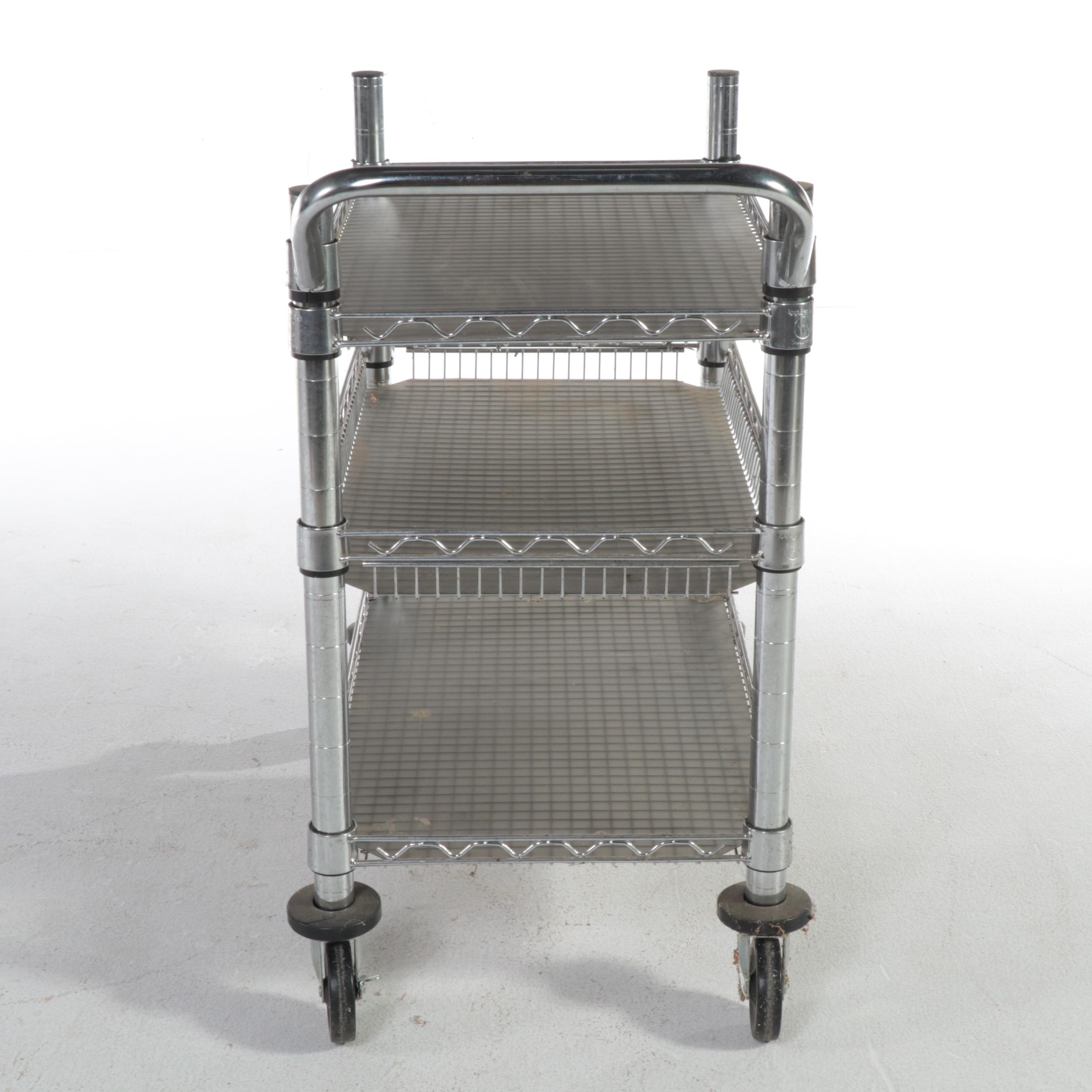 Seville Classics Inc. Wire and Metal Rolling Cart