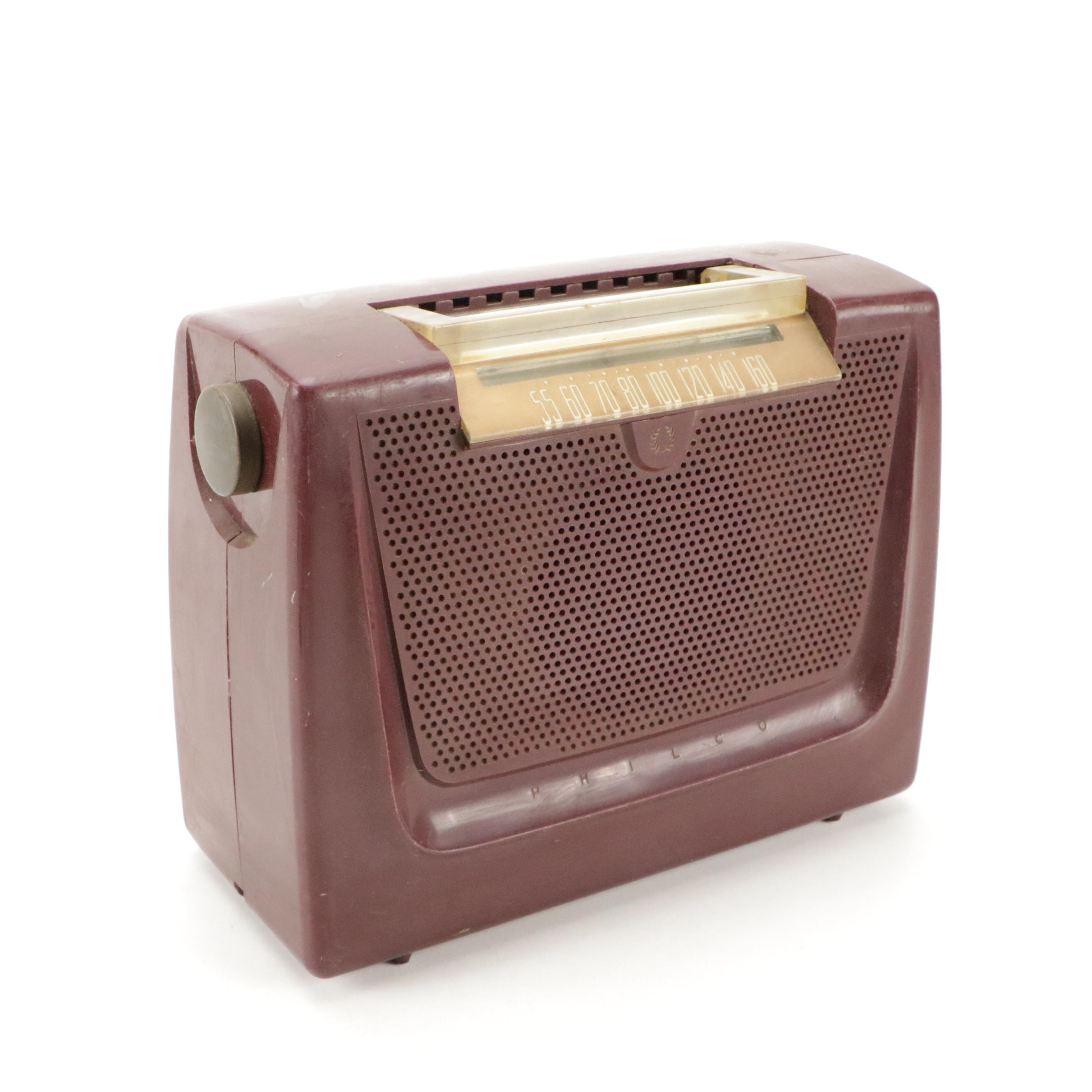 Philco Tabletop Tube Radio, 1951