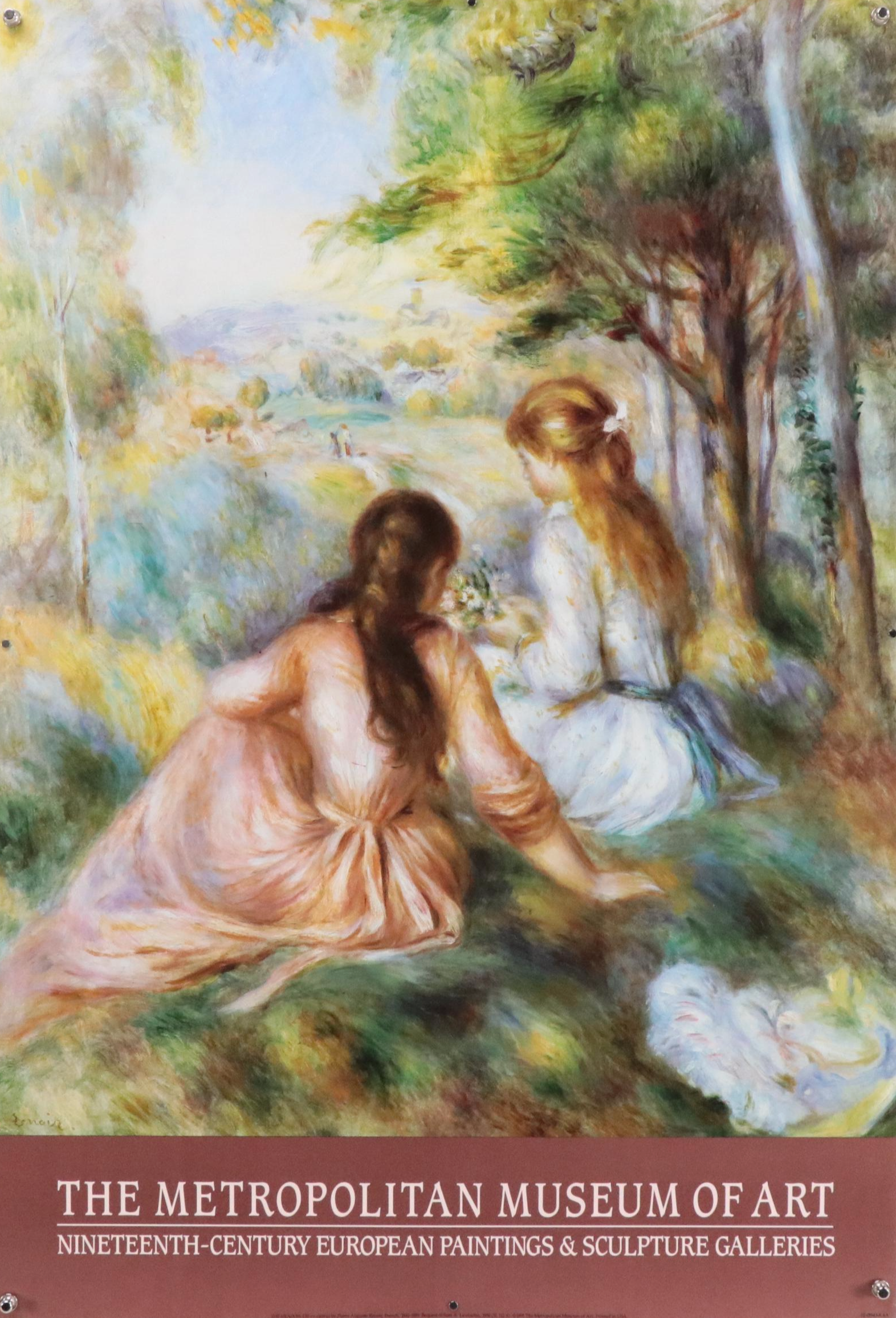 Exhibition Poster After Renoir for The Metropolitan Museum of Art, 1991