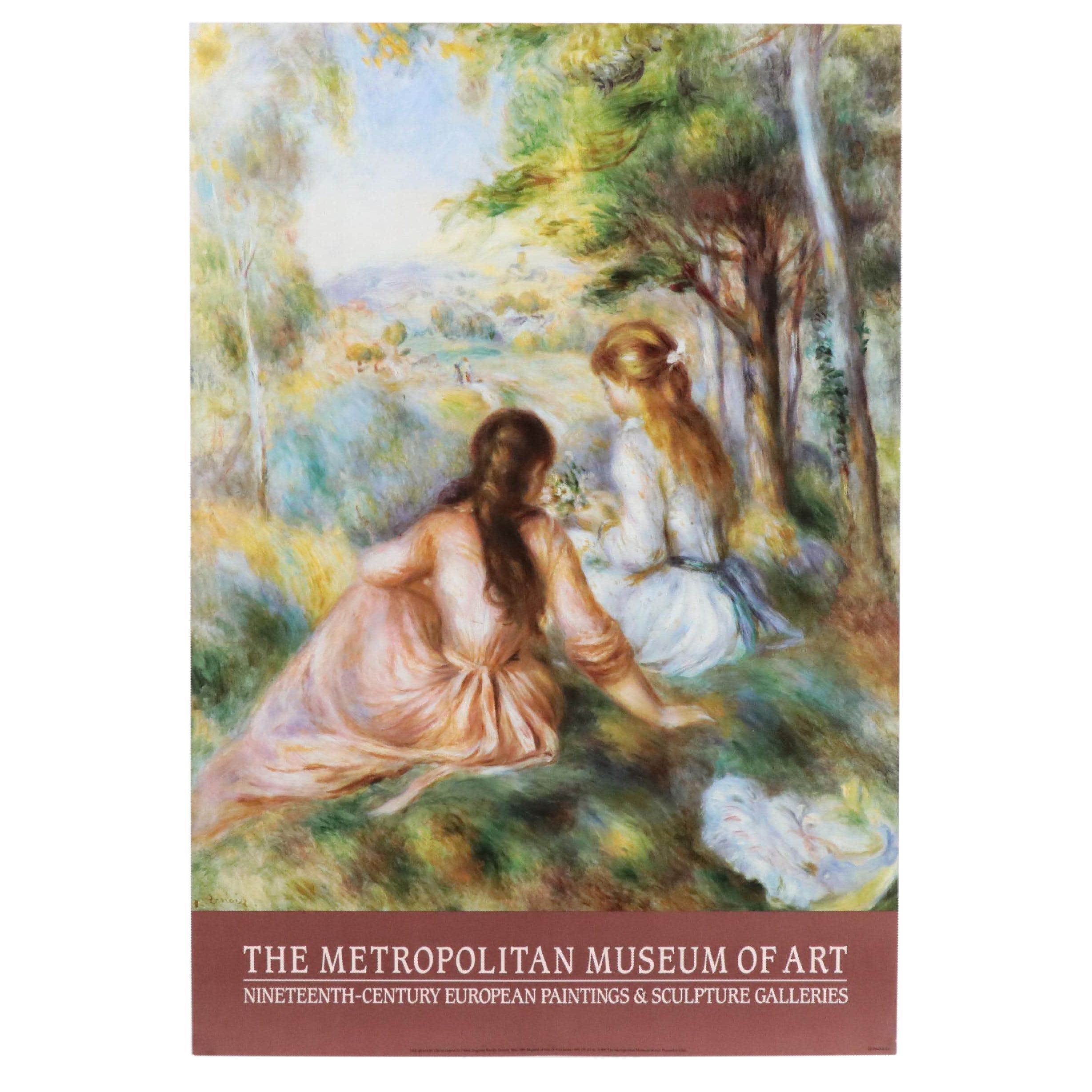 Exhibition Poster After Renoir for The Metropolitan Museum of Art, 1991