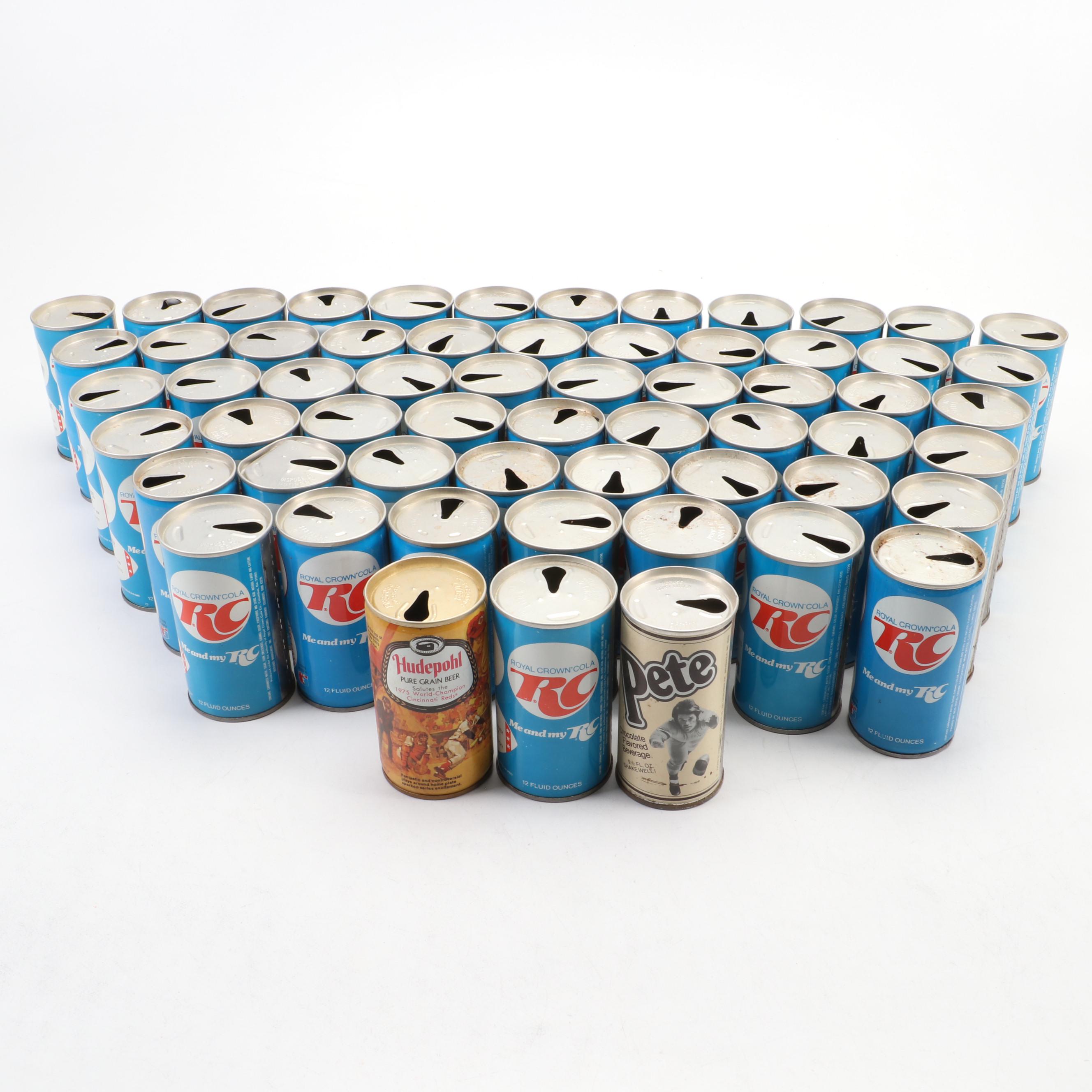 Vintage RC Cola Cans Featuring Pete Rose, Mike Schmidt, and More