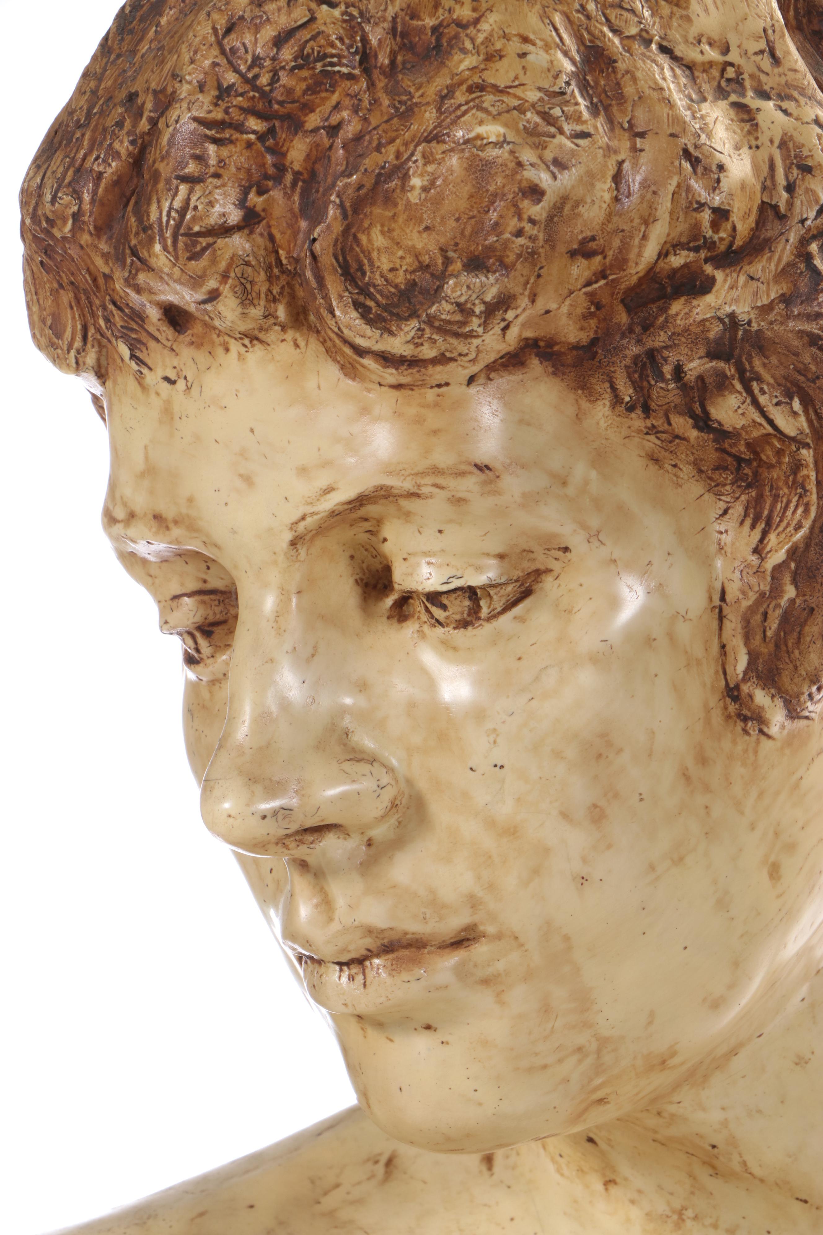 Gary Ross Life-Size Standing Female Nude Painted Fiberglass Sculpture