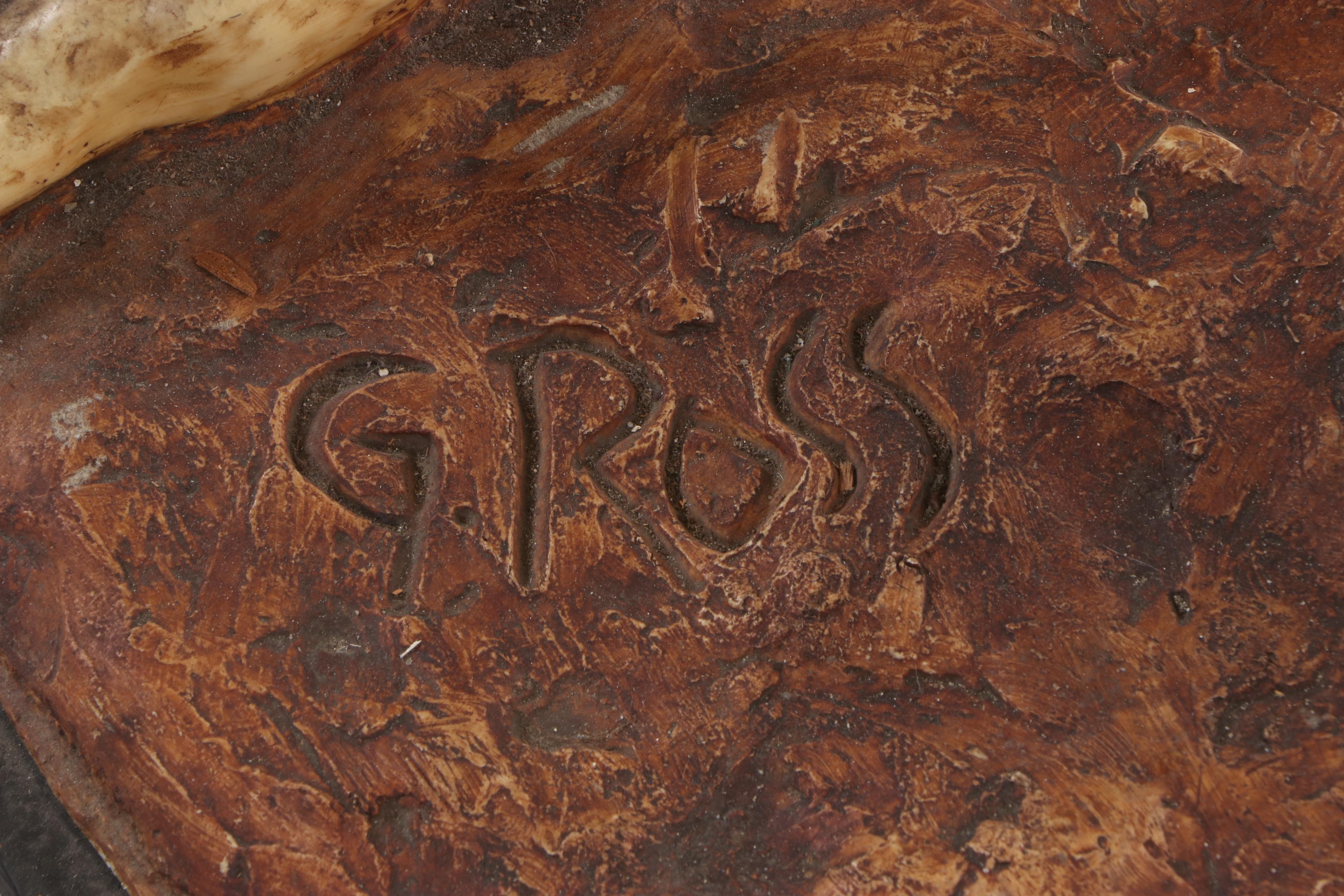 Gary Ross Life-Size Standing Female Nude Painted Fiberglass Sculpture