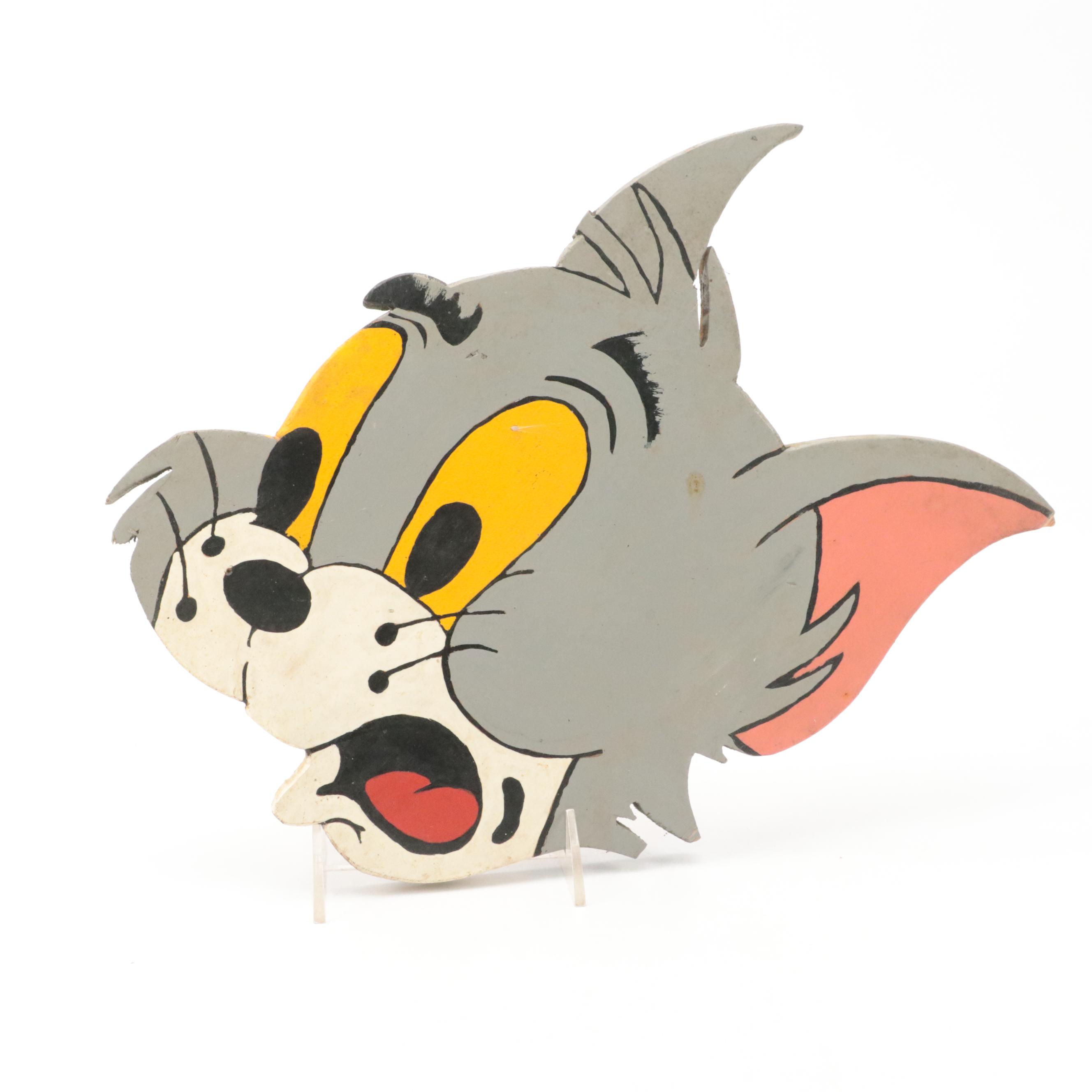 Ceramic Cat Shaped Light with Other Figurines and Decor