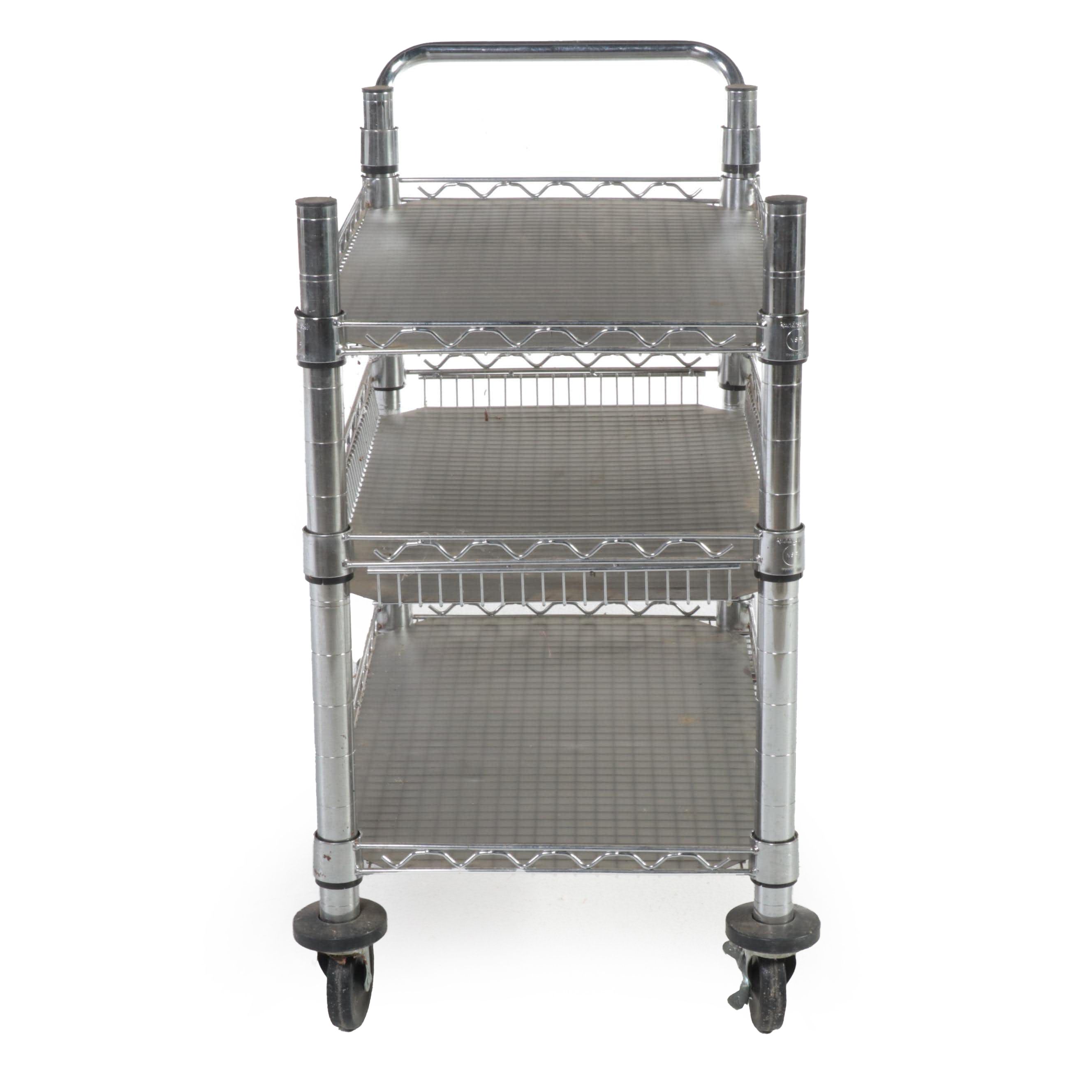 Seville Classics Inc. Wire and Metal Rolling Cart