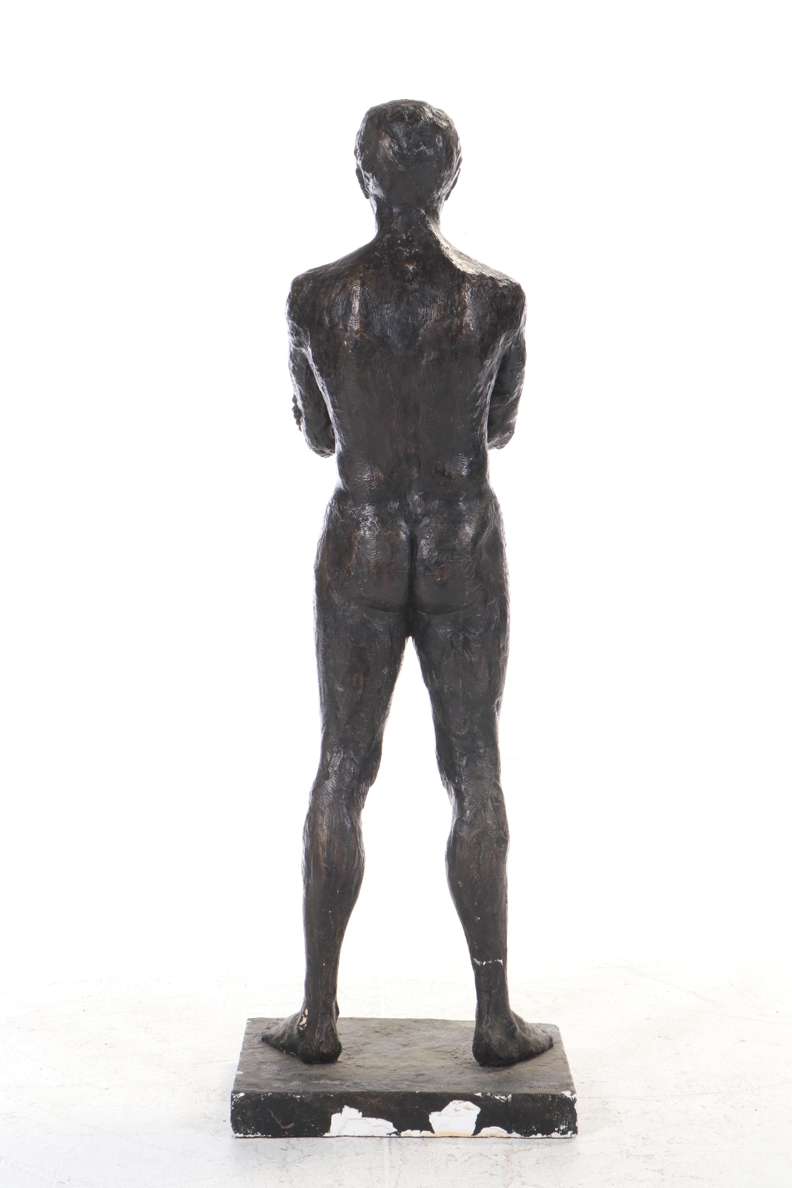 Gary Ross Life-Size Standing Male Nude Sculpture