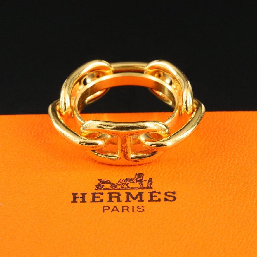 Hermès "Chaine d'Ancre" Scarf Ring