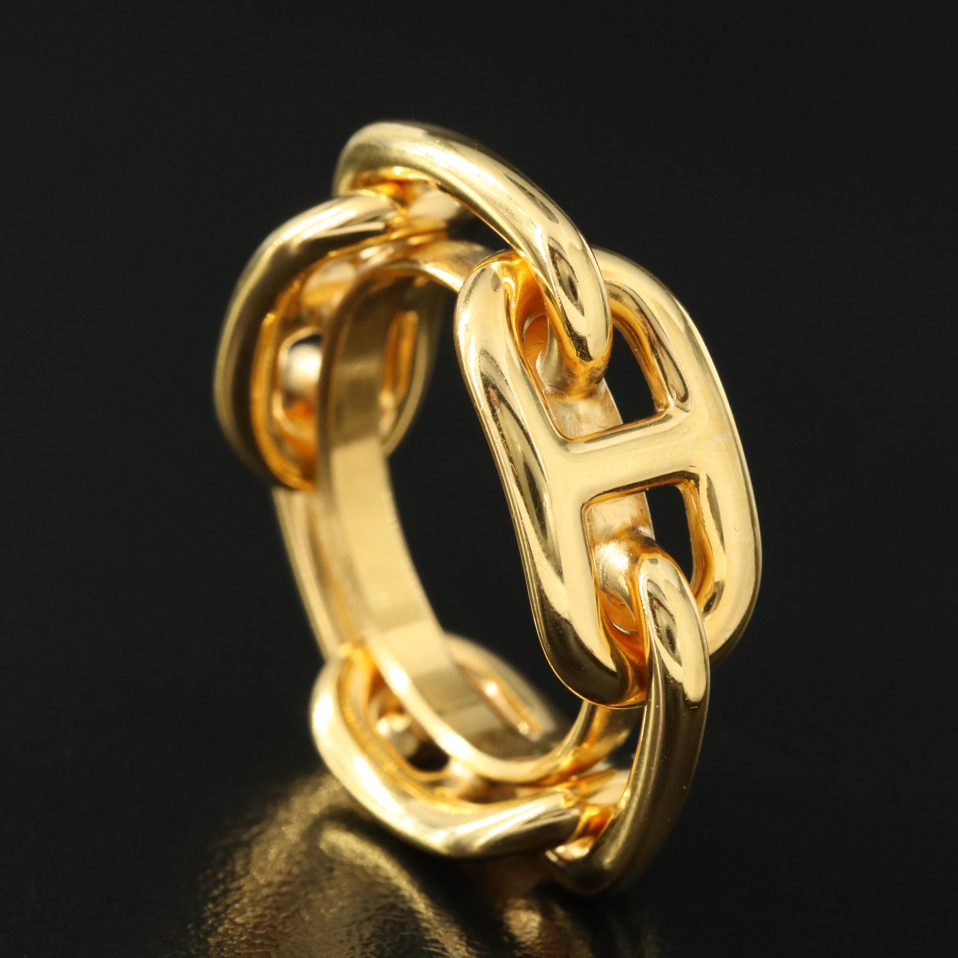 Hermès "Chaine d'Ancre" Scarf Ring