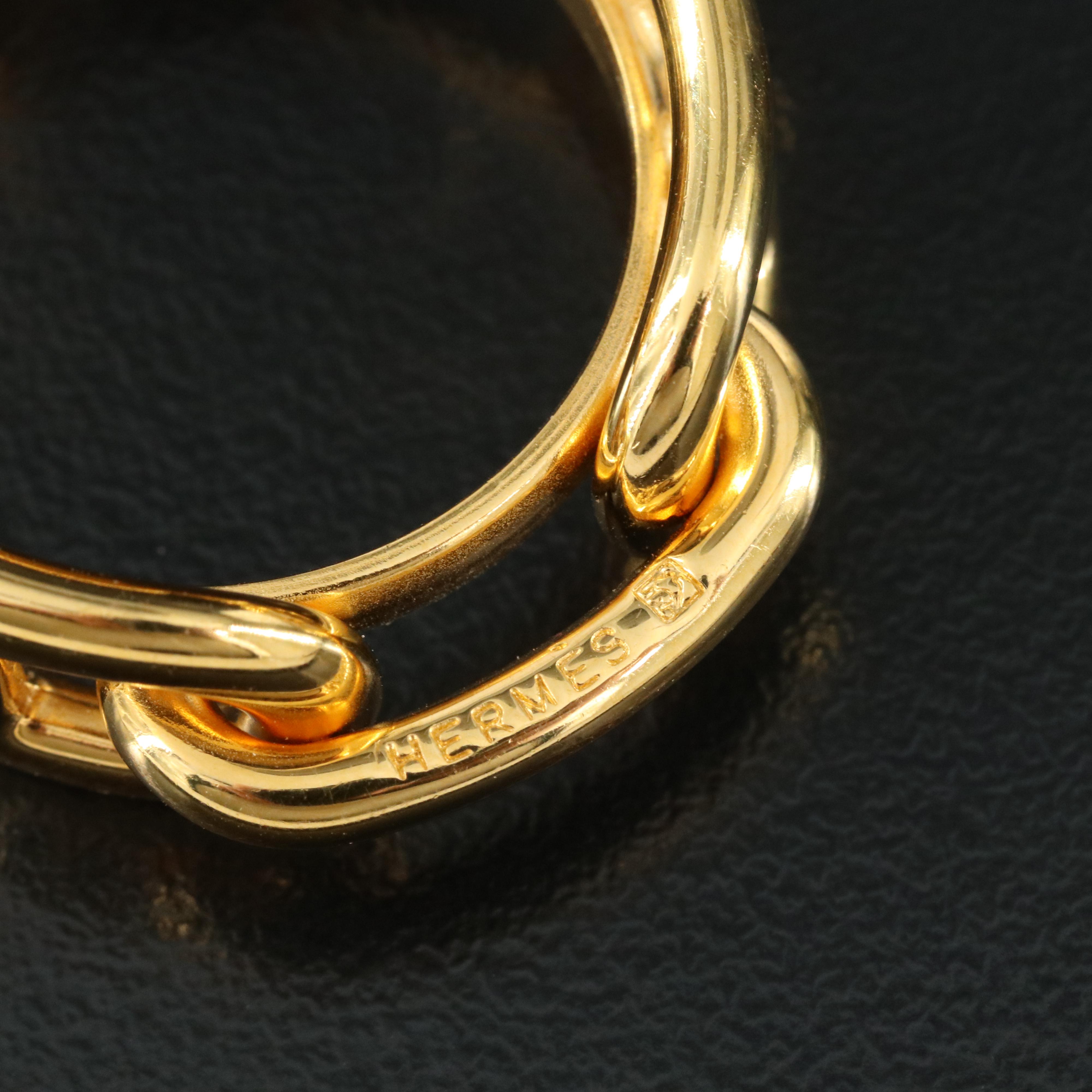 Hermès "Chaine d'Ancre" Scarf Ring