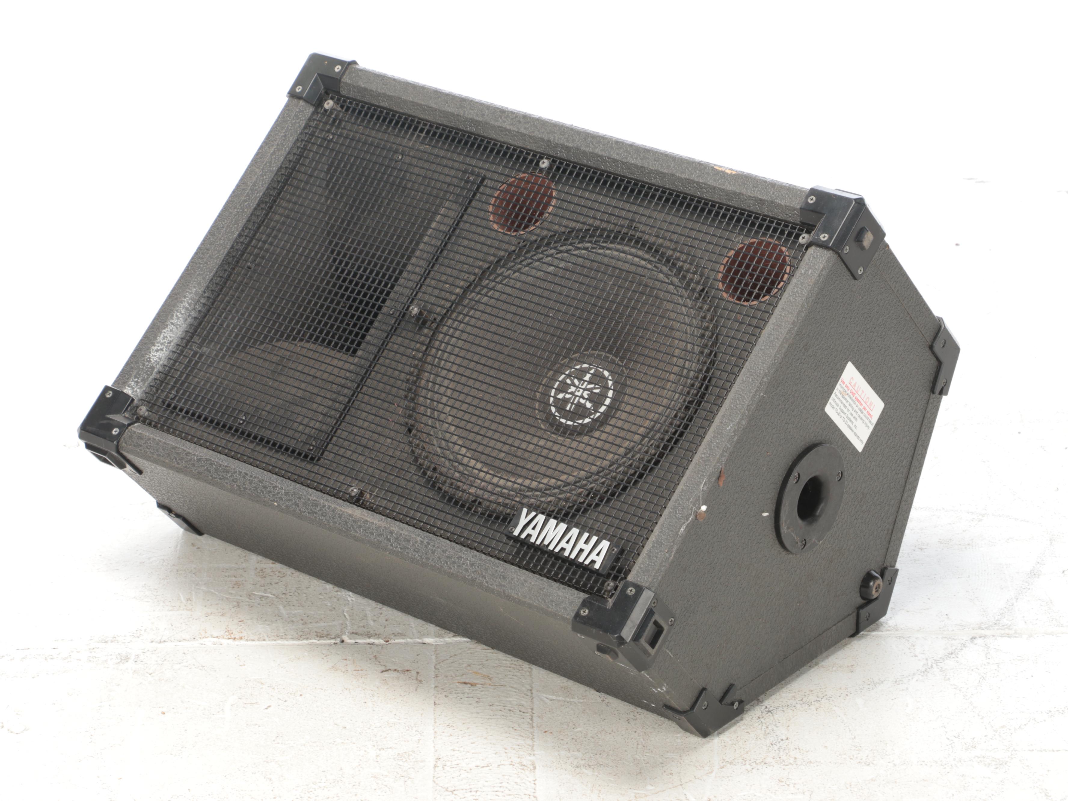 Traynor YVM-4 PA Amp and Yamaha Monitor