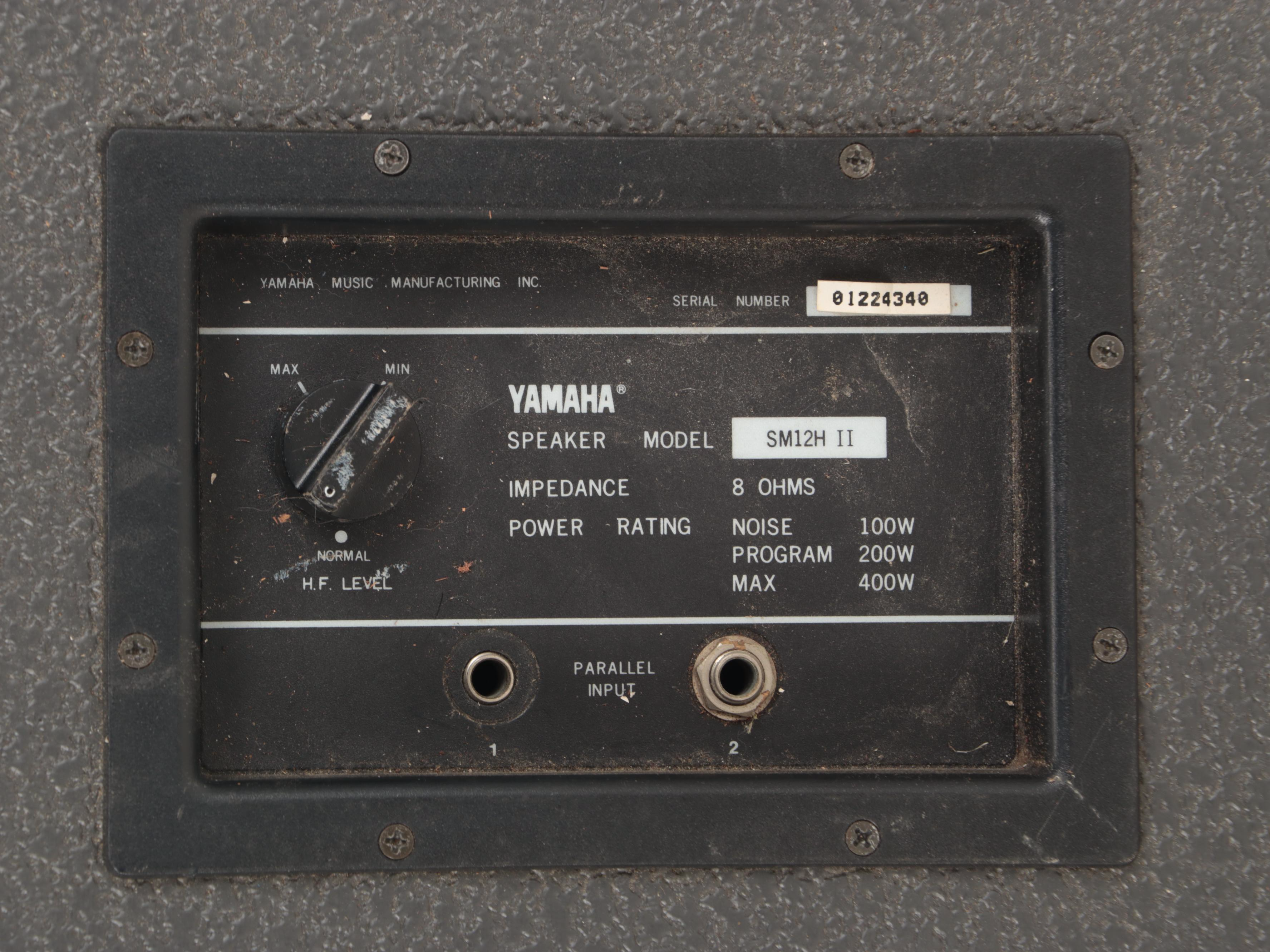 Traynor YVM-4 PA Amp and Yamaha Monitor