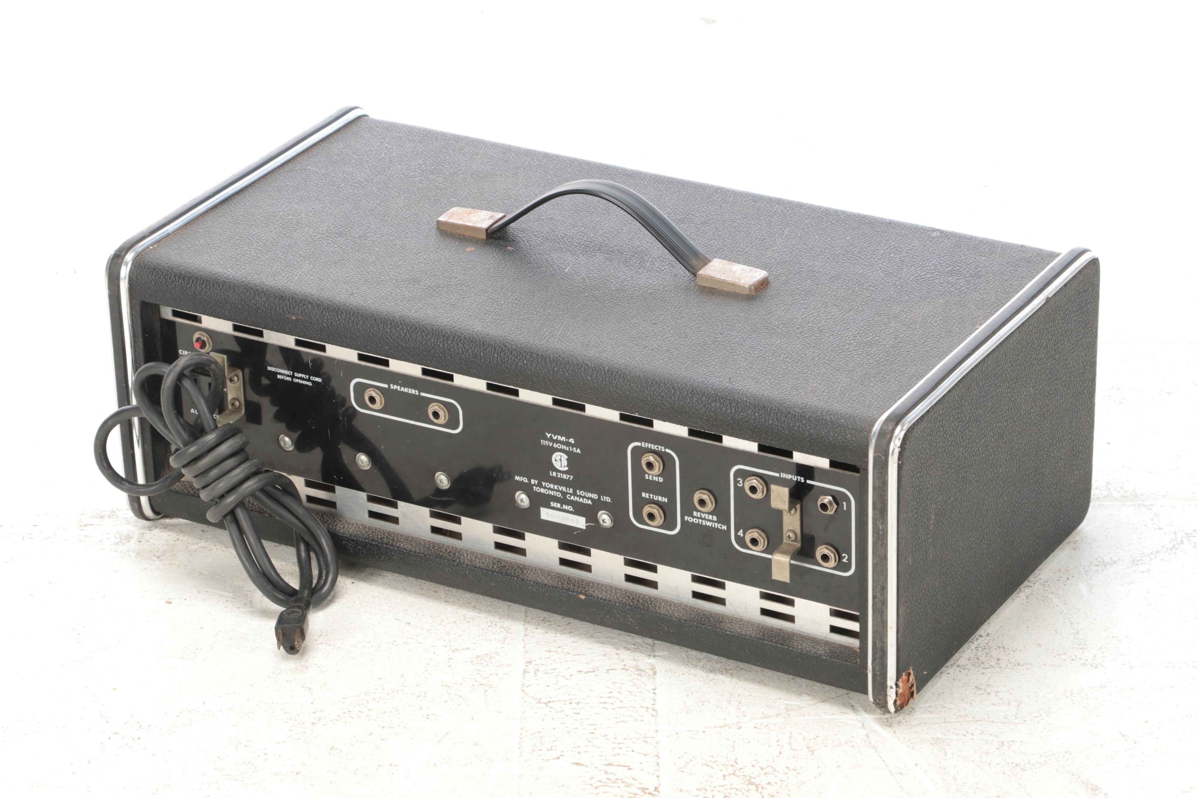 Traynor YVM-4 PA Amp and Yamaha Monitor