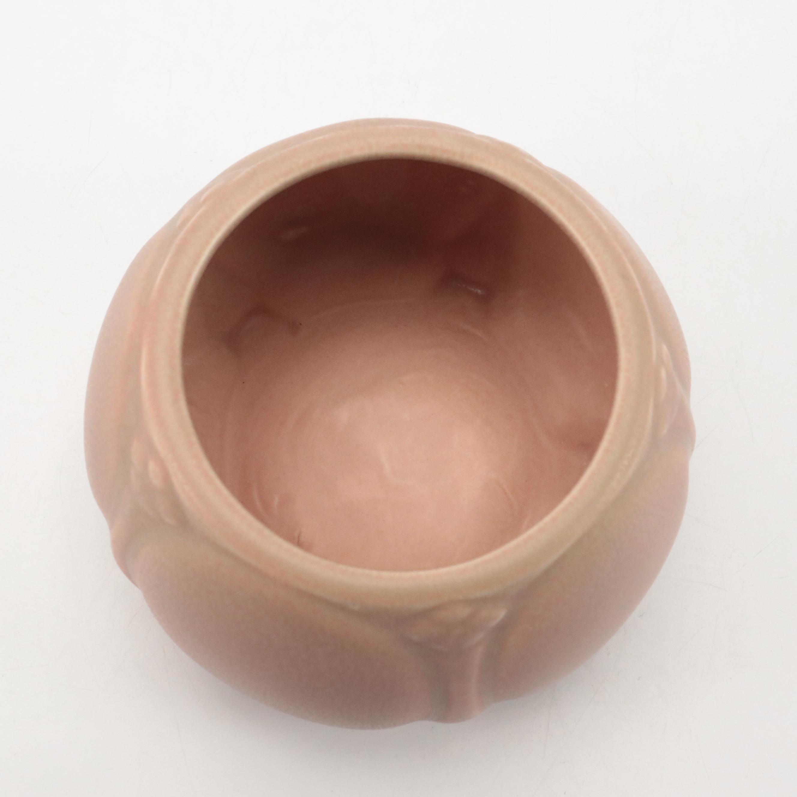 Rookwood Pottery Ceramic Vase and Bowl, 1921 and 1936