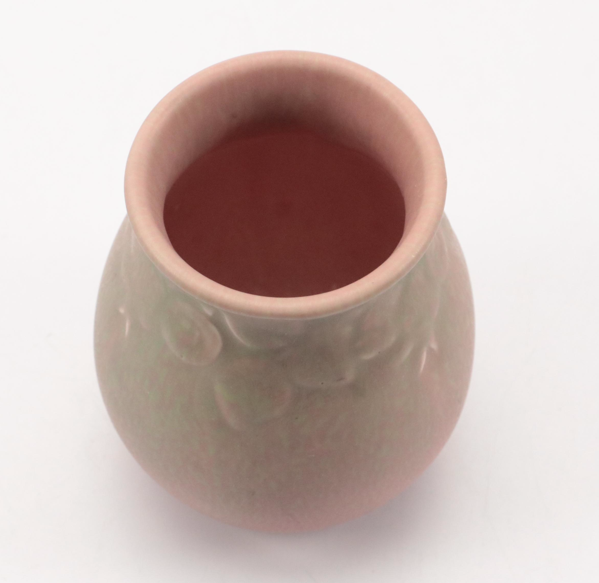 Rookwood Pottery Ceramic Vase and Bowl, 1921 and 1936