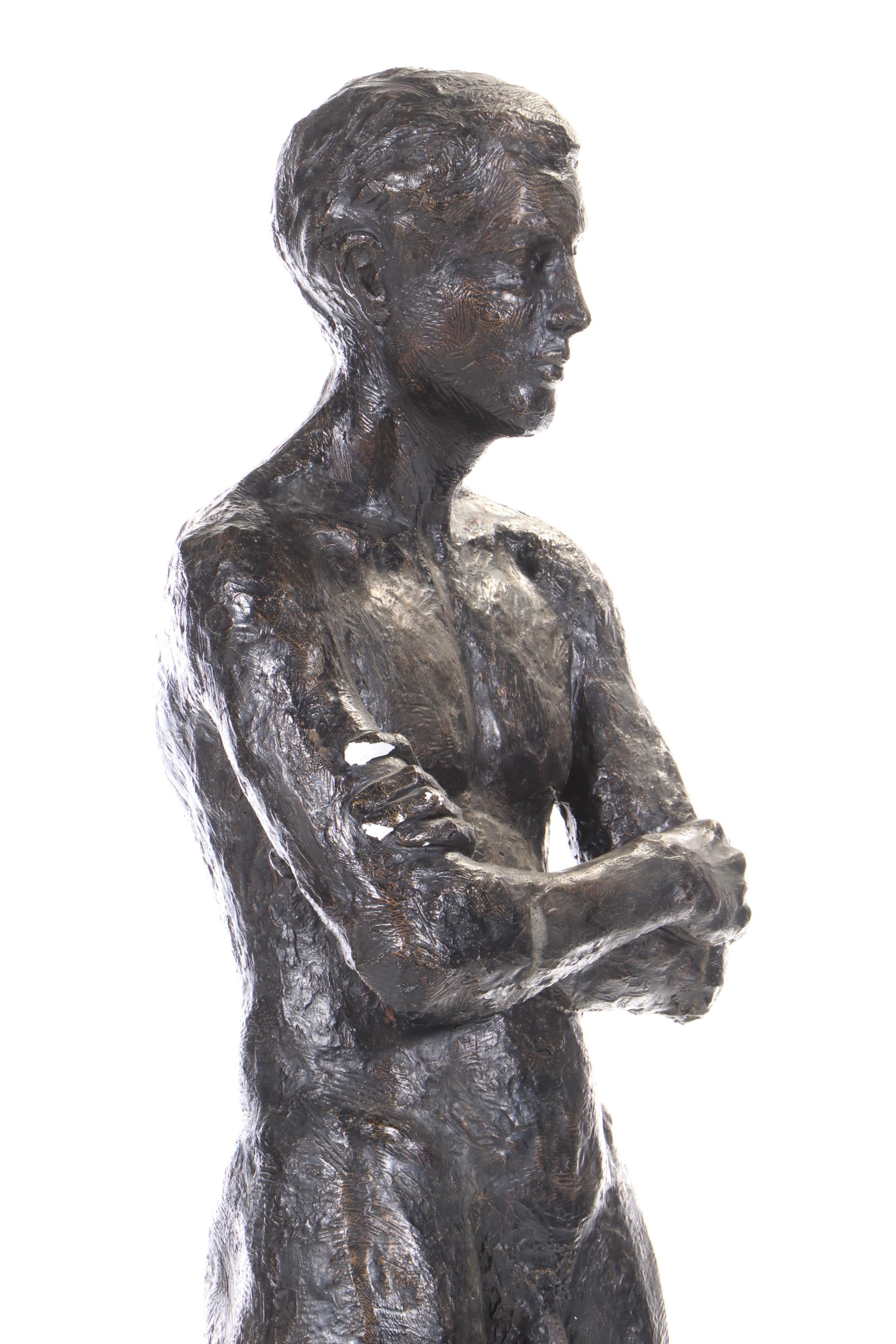 Gary Ross Life-Size Standing Male Nude Sculpture