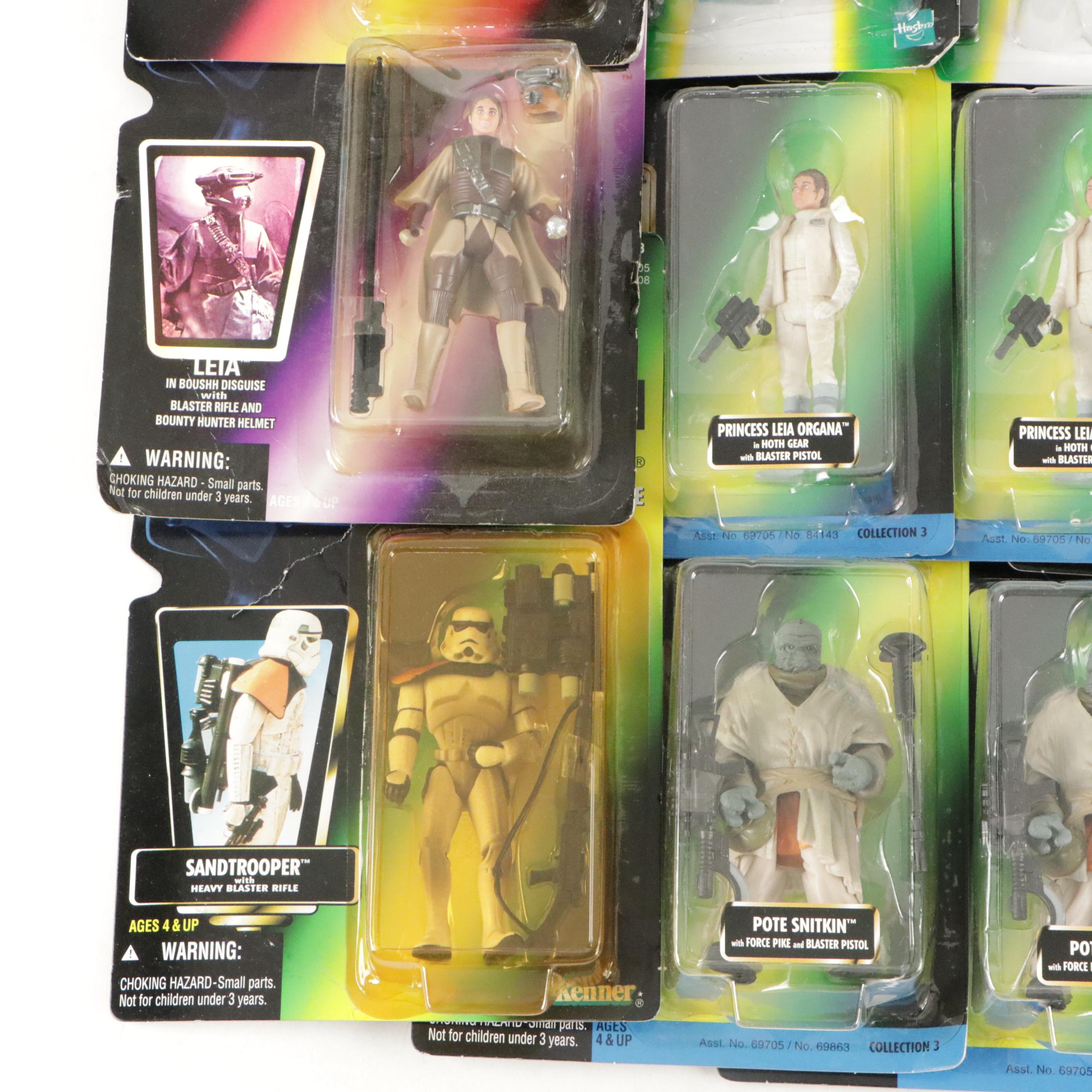 Star Wars: The Power of the Force Action Figures With "Darth Vader" & "Luke"