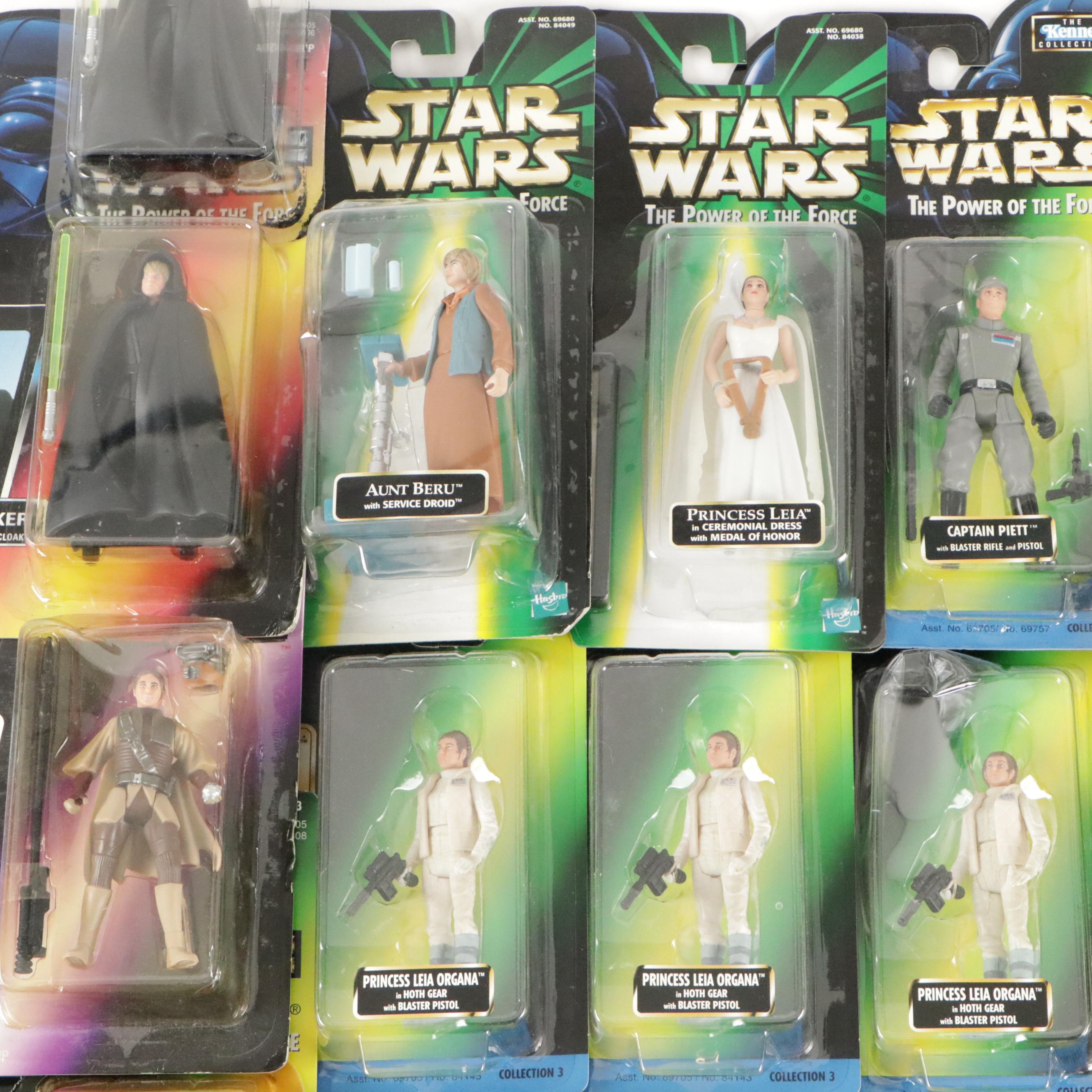 Star Wars: The Power of the Force Action Figures With "Darth Vader" & "Luke"
