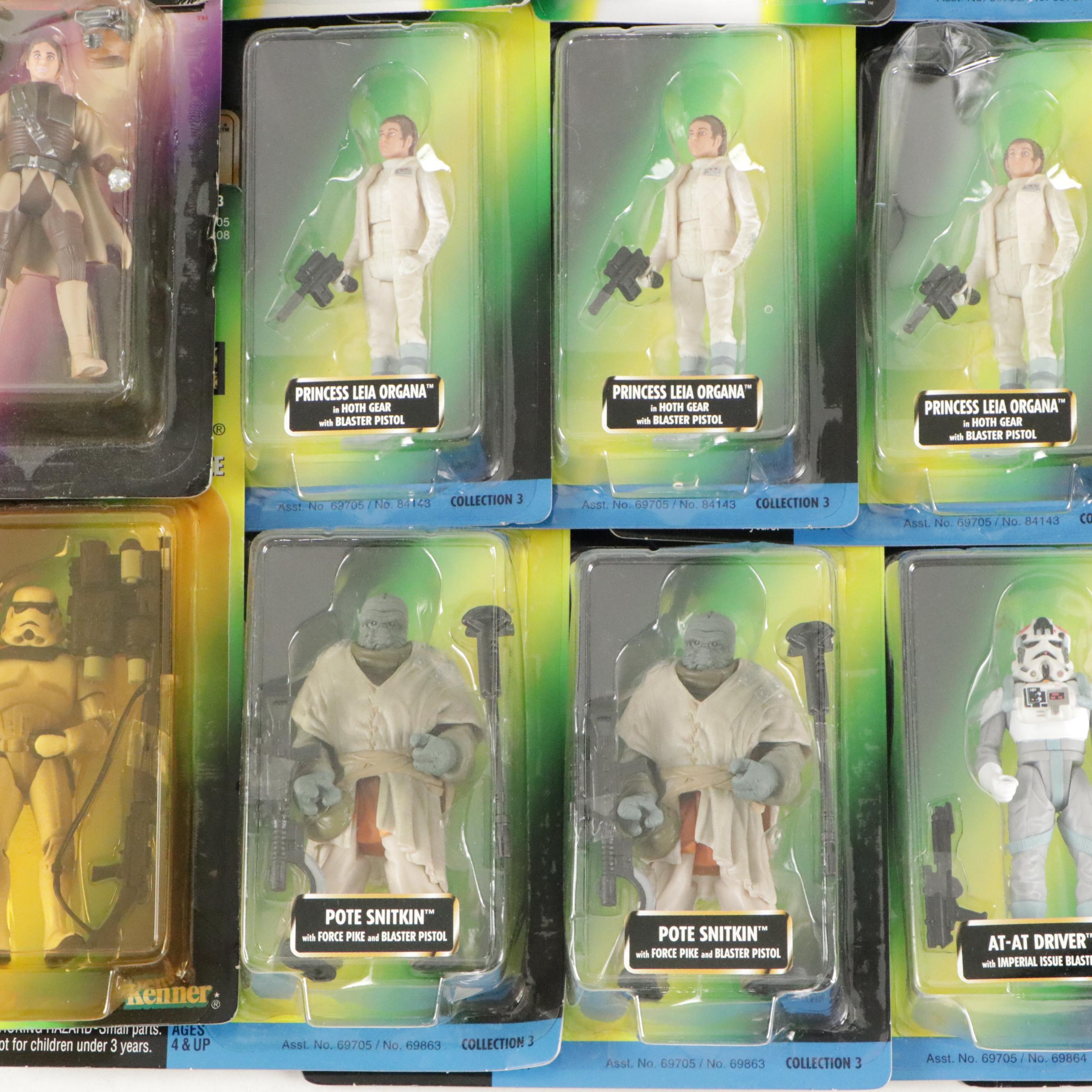 Star Wars: The Power of the Force Action Figures With "Darth Vader" & "Luke"