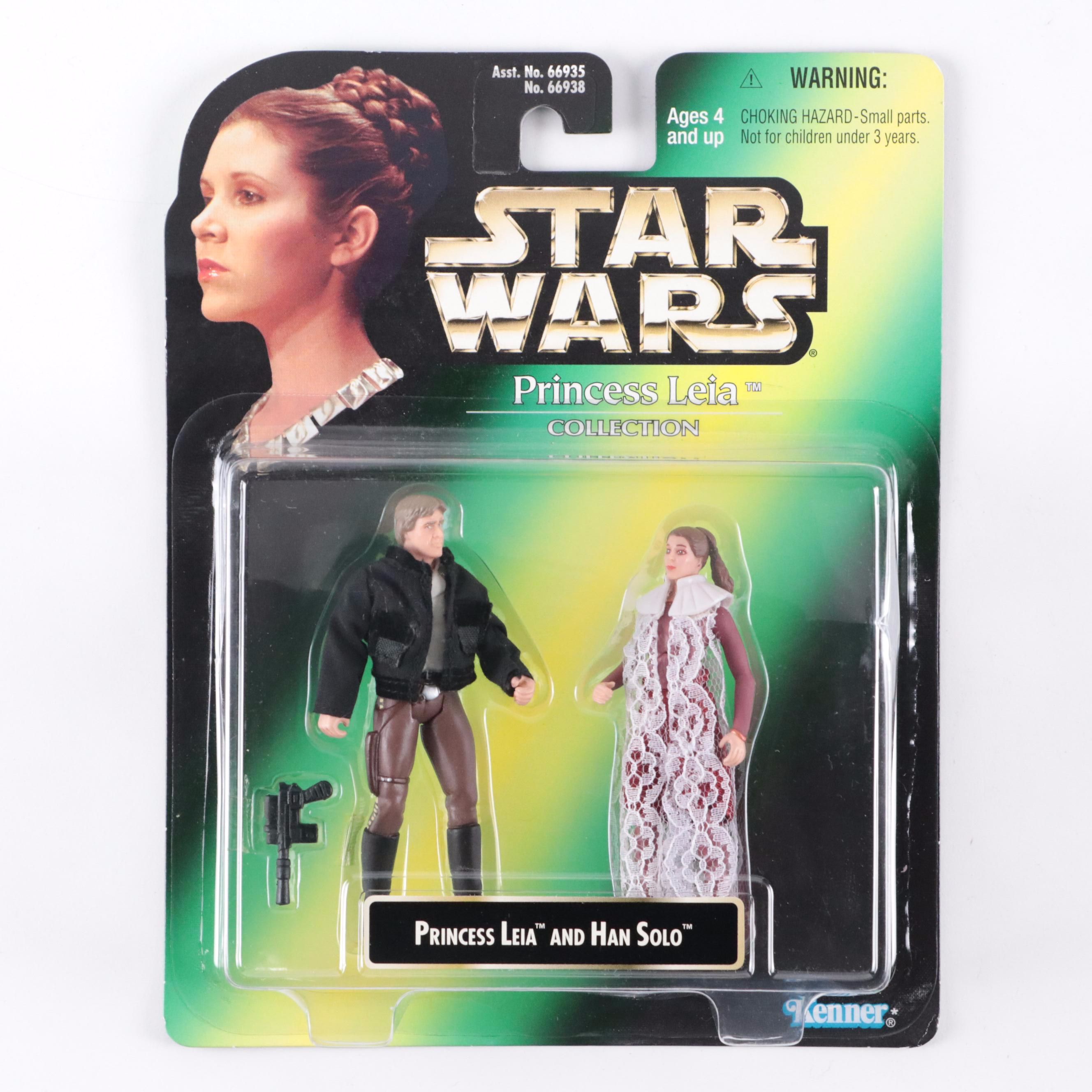 Kenner Green Tag Star Wars "Princess Leia & Han Solo"