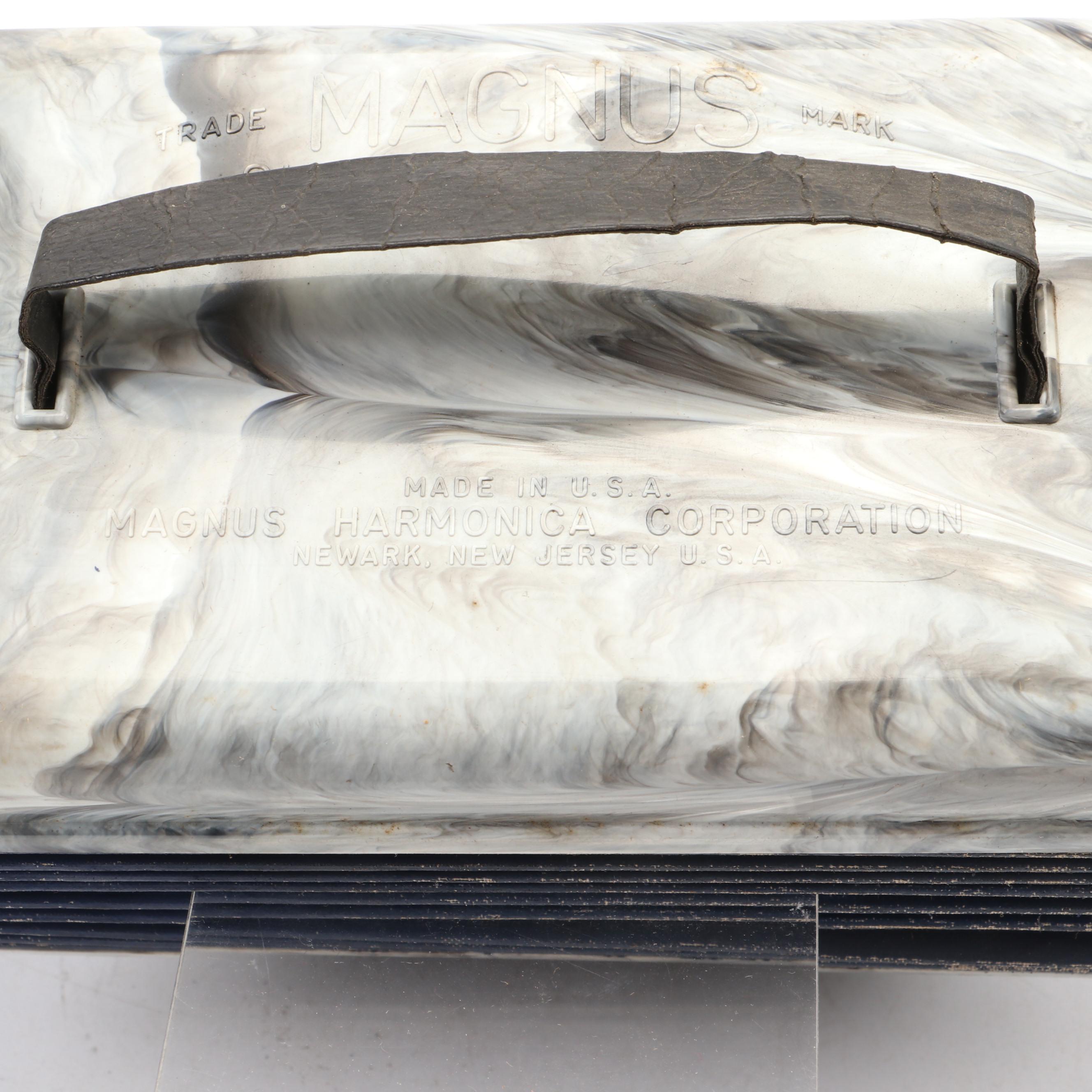 Chicago Blues Harmonica Set with Song Book and Magnus Accordion