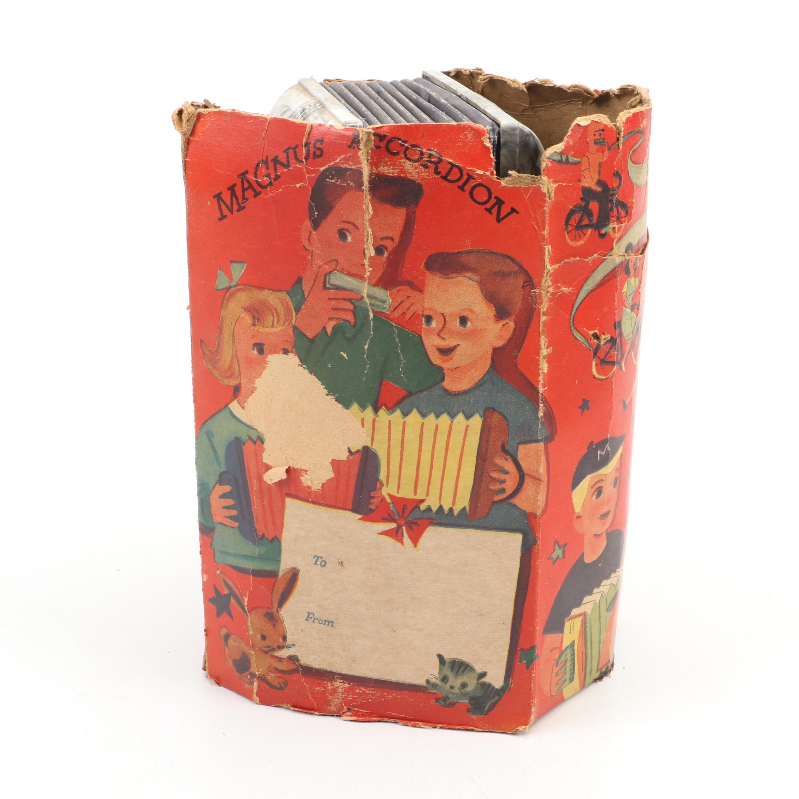 Chicago Blues Harmonica Set with Song Book and Magnus Accordion