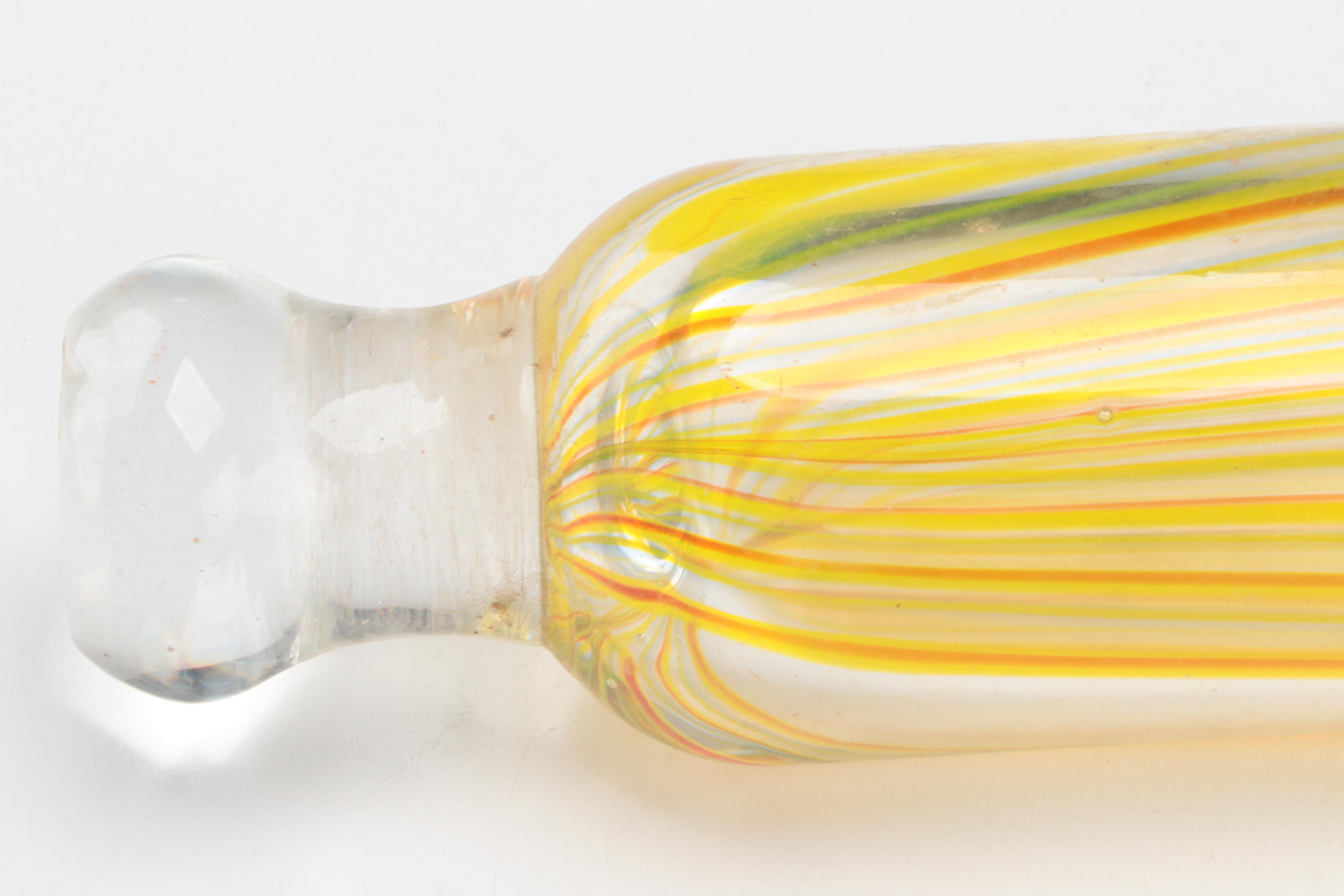 Blown Glass Rolling Pin, 20th Century