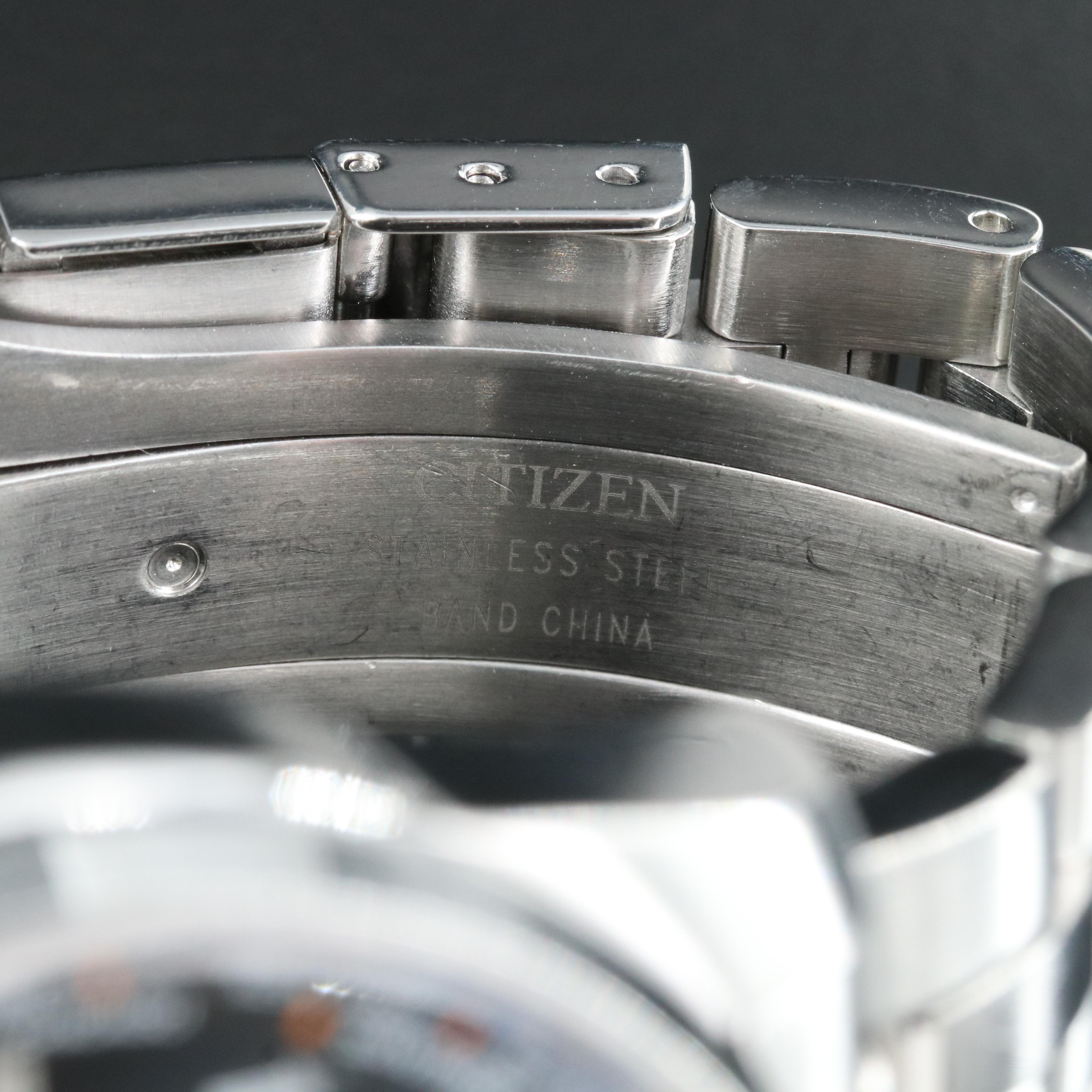Citizen World Time A-T Eco-Drive Stainless Steel Watch