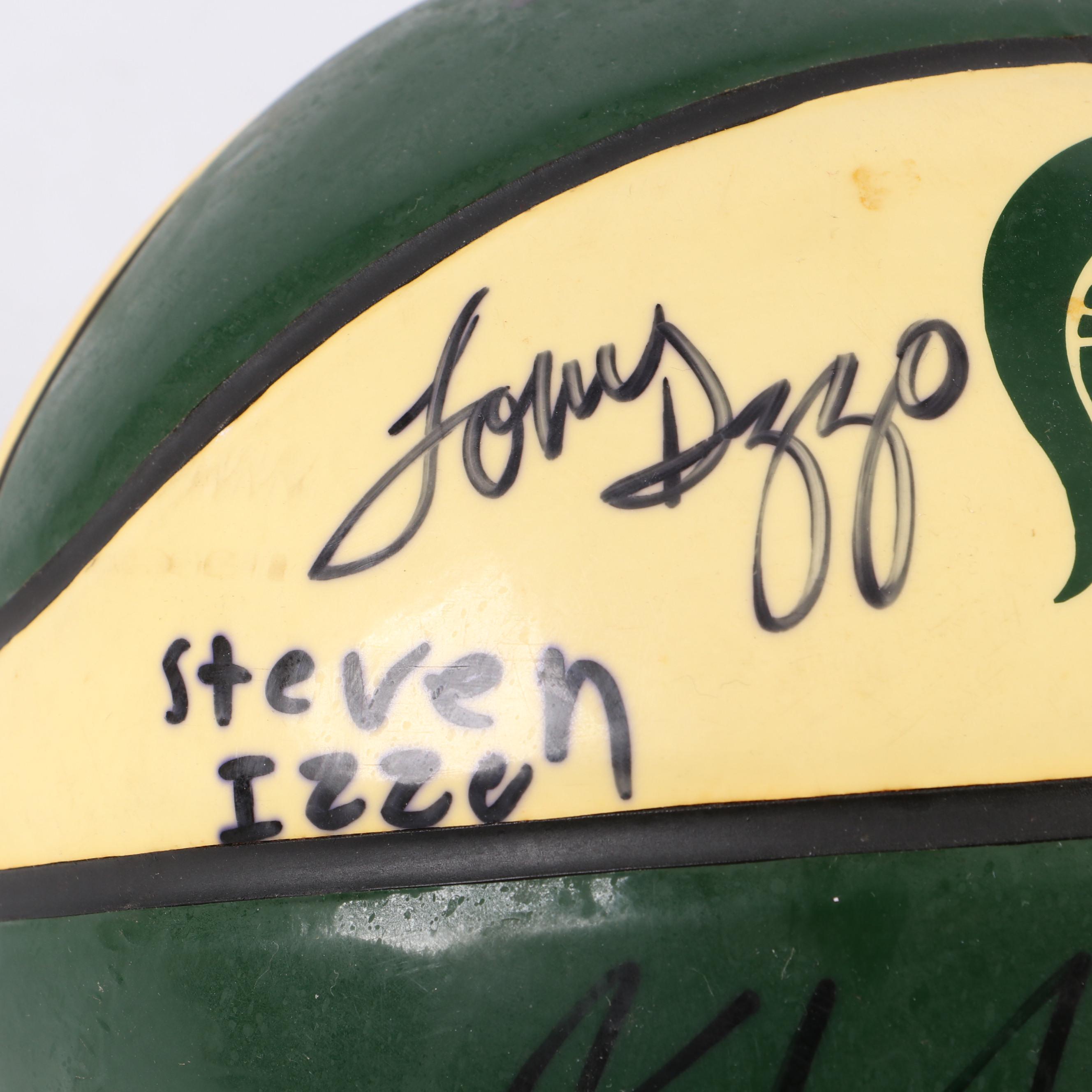 2009 Michigan State Team Signed Basketball with Draymond Green and Coach Izzo