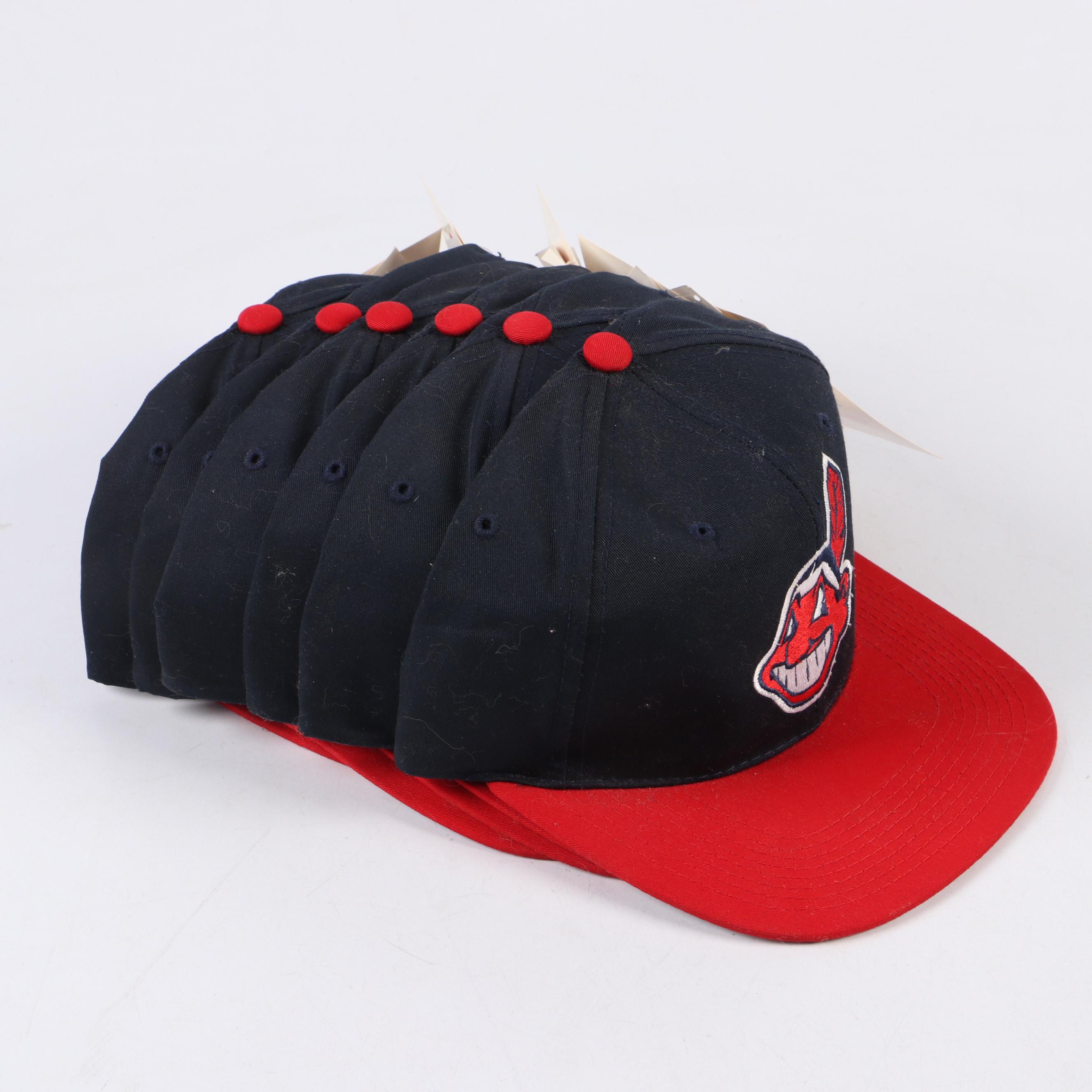 Cleveland Indians "Fresh Caps" and "Sports Specialties" Baseball Snapback Hats