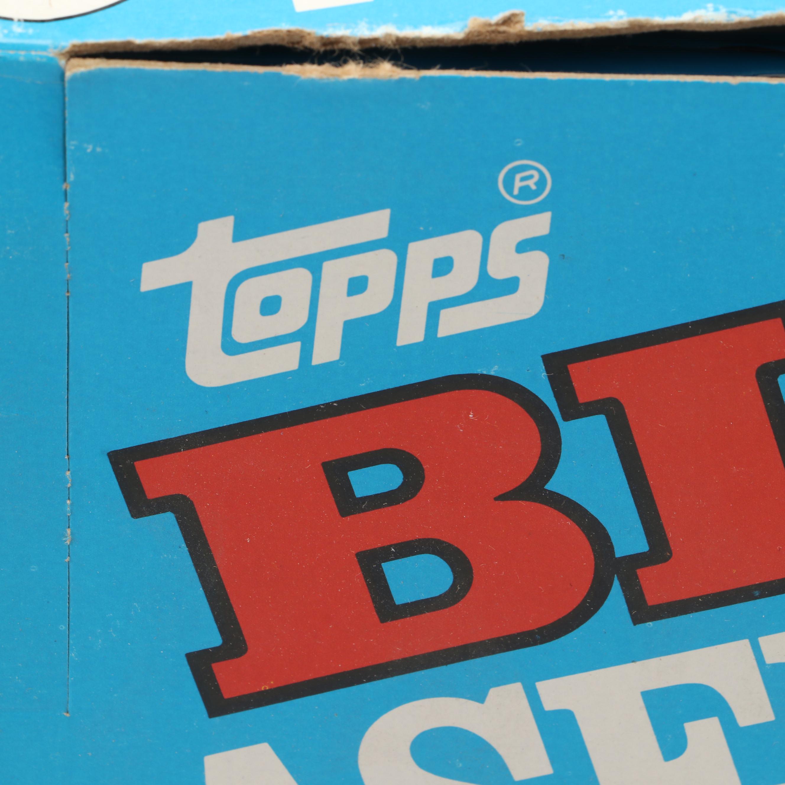 Topps Big Baseball Boxes with Sealed Packs, 1988-1990