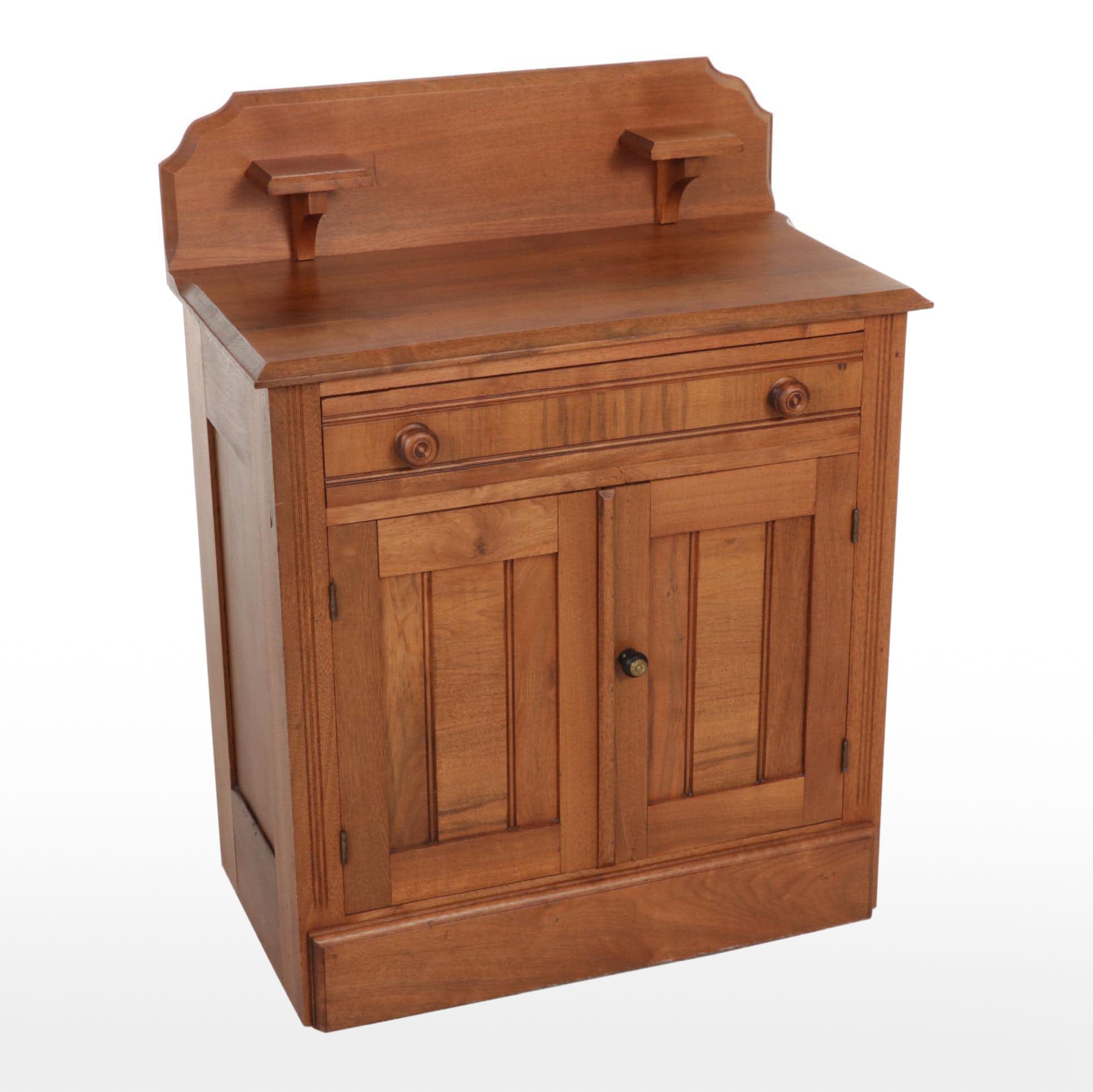 Victorian Walnut Washstand, Late 19th Century