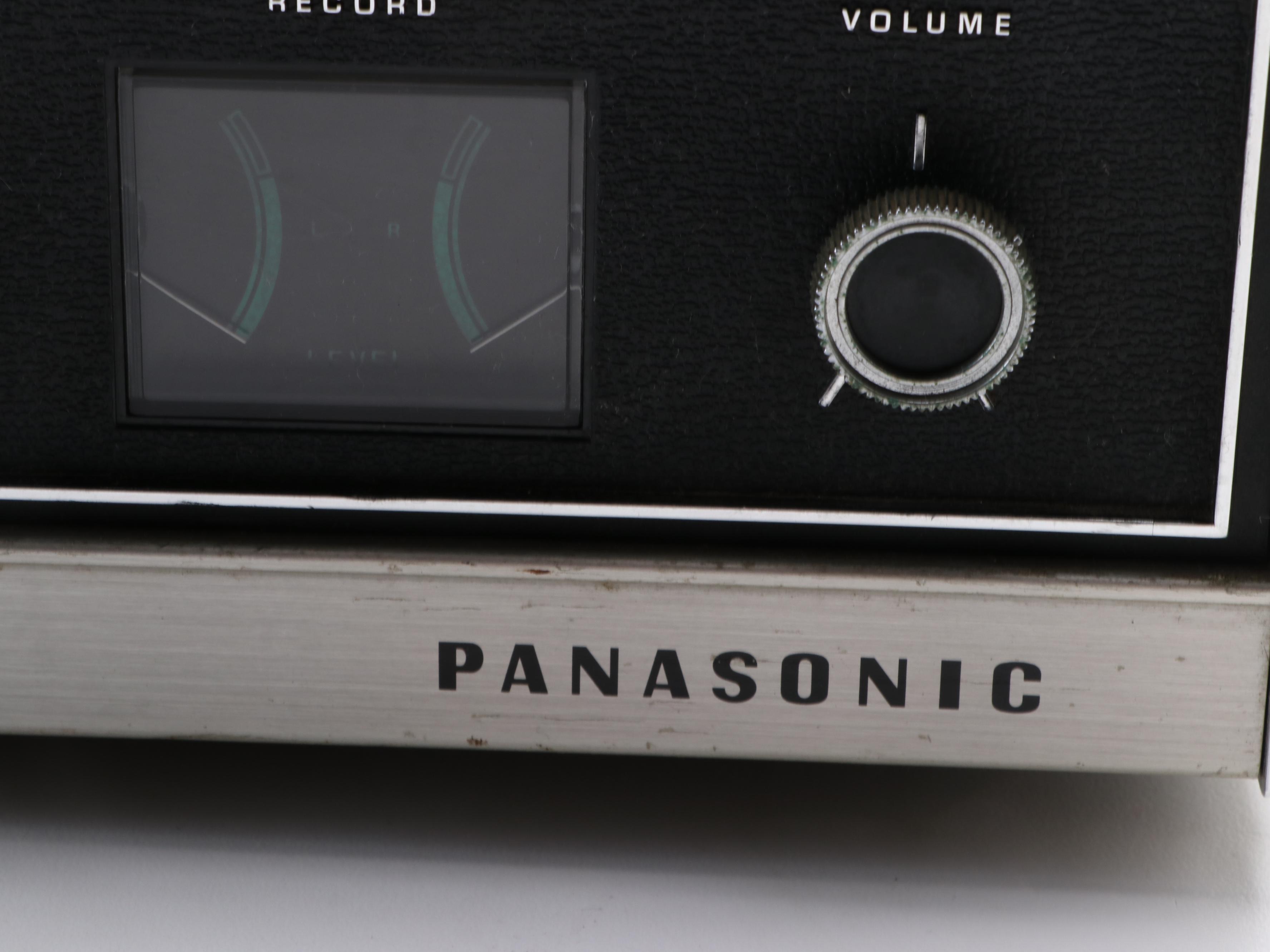 Panasonic Eight-Track Stereo Recorder, Olsen Receiver and Tapes
