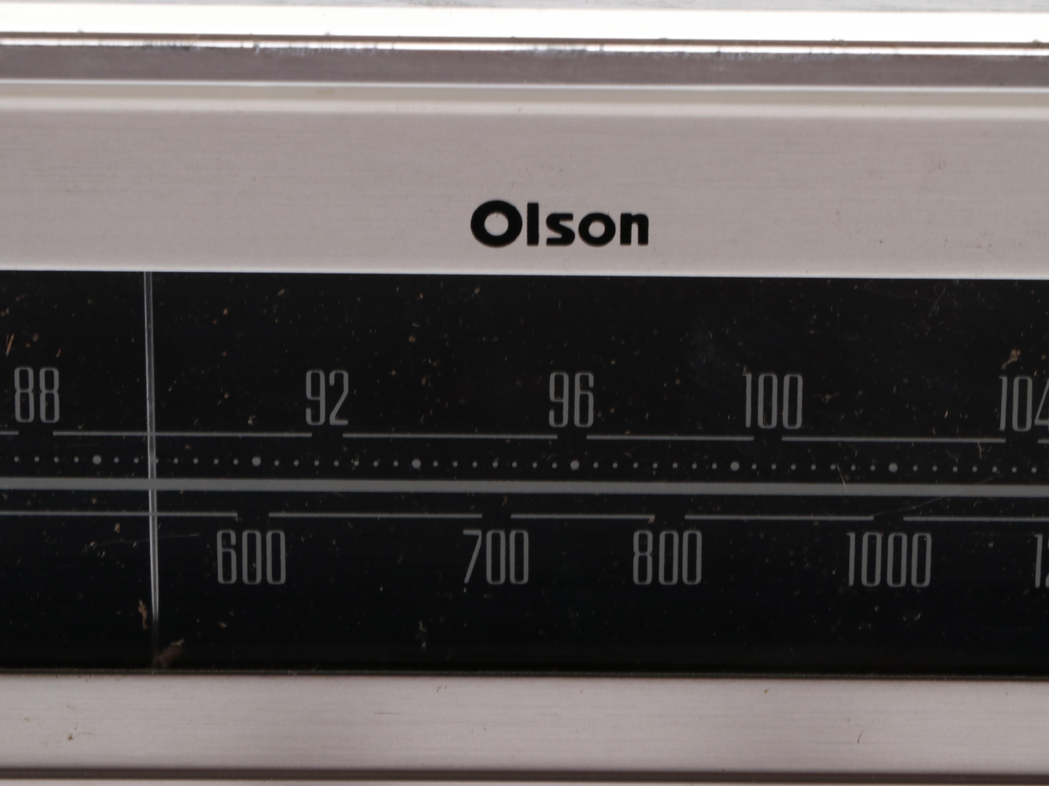 Panasonic Eight-Track Stereo Recorder, Olsen Receiver and Tapes