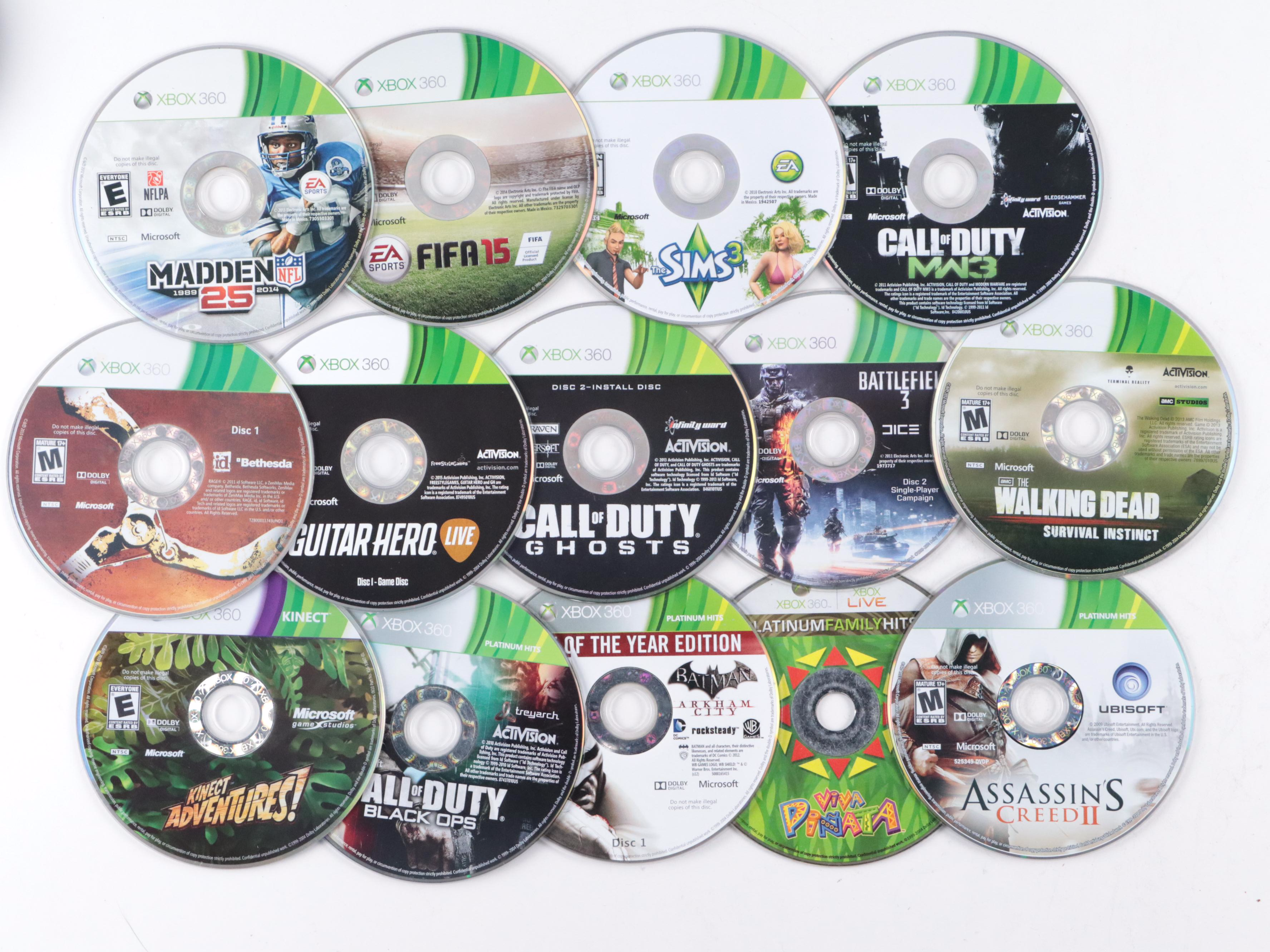 Original Xbox, Xbox 360, and Xbox One Consoles with Video Games and More