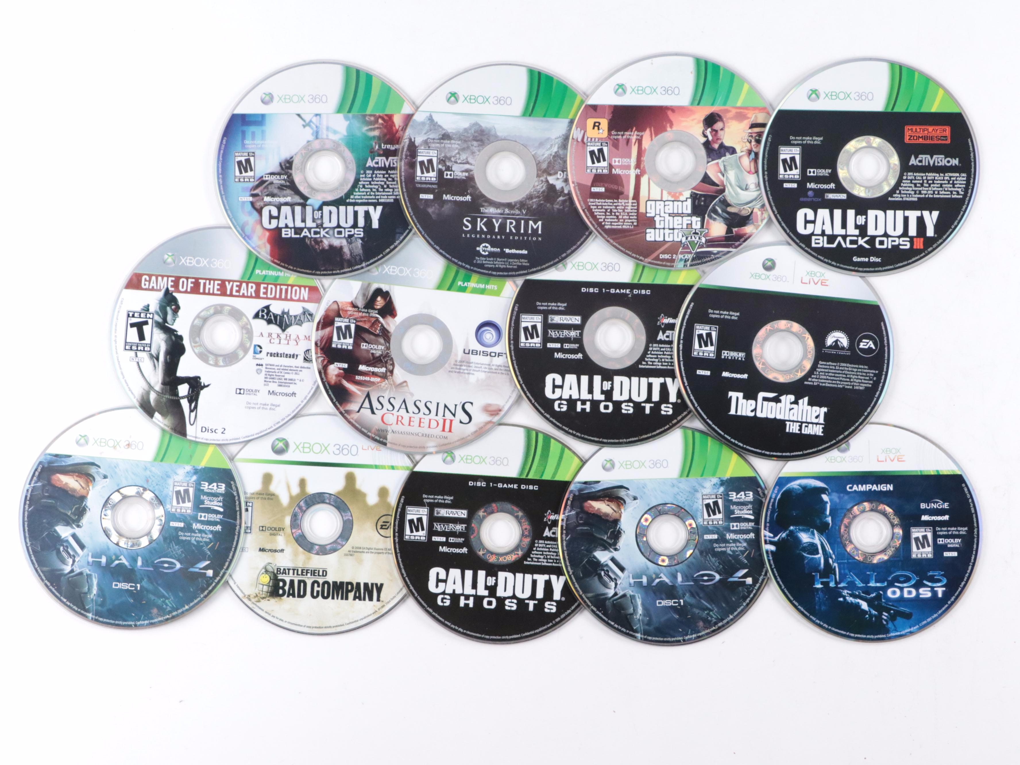 Original Xbox, Xbox 360, and Xbox One Consoles with Video Games and More