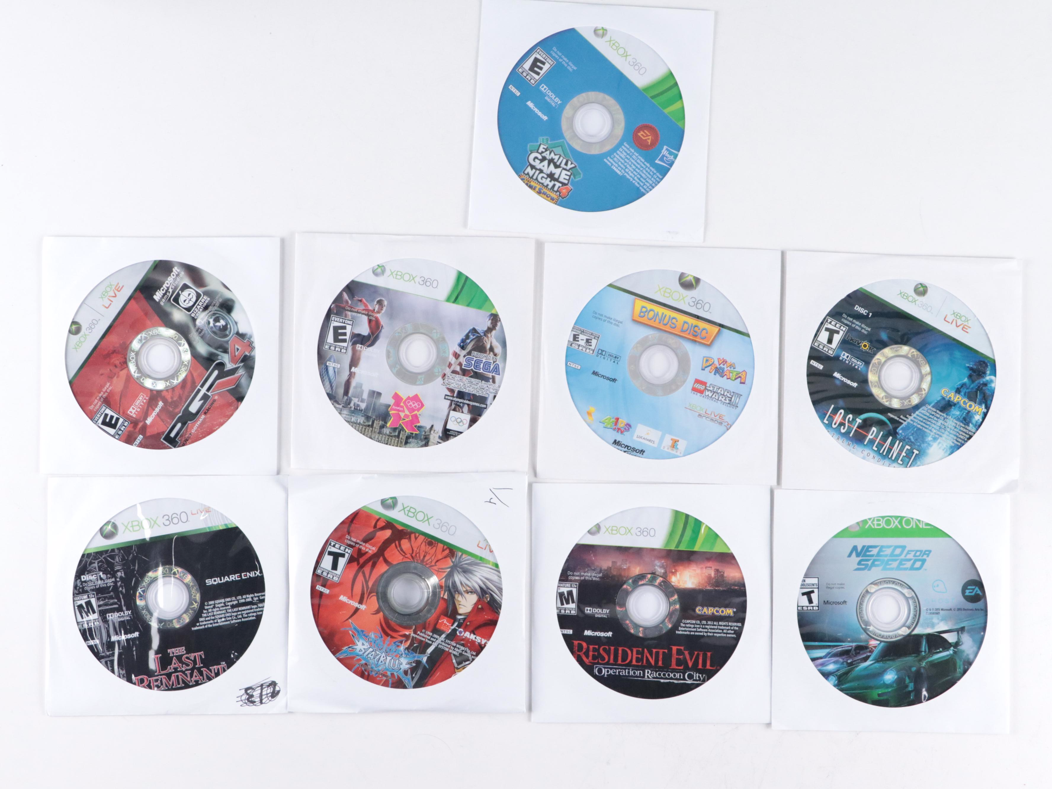 Original Xbox, Xbox 360, and Xbox One Consoles with Video Games and More