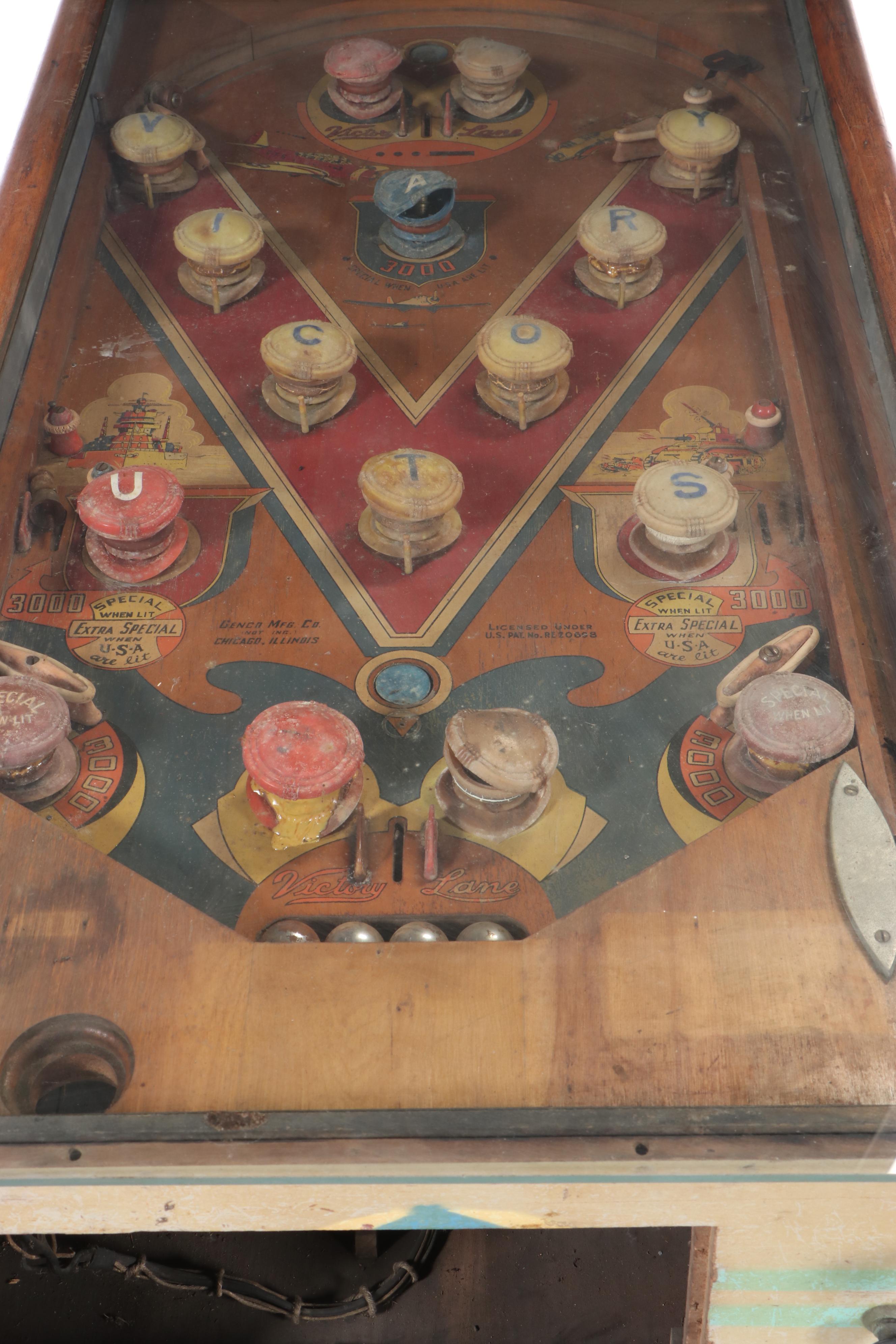 Genco Victory Pinball Machine, c. 1941
