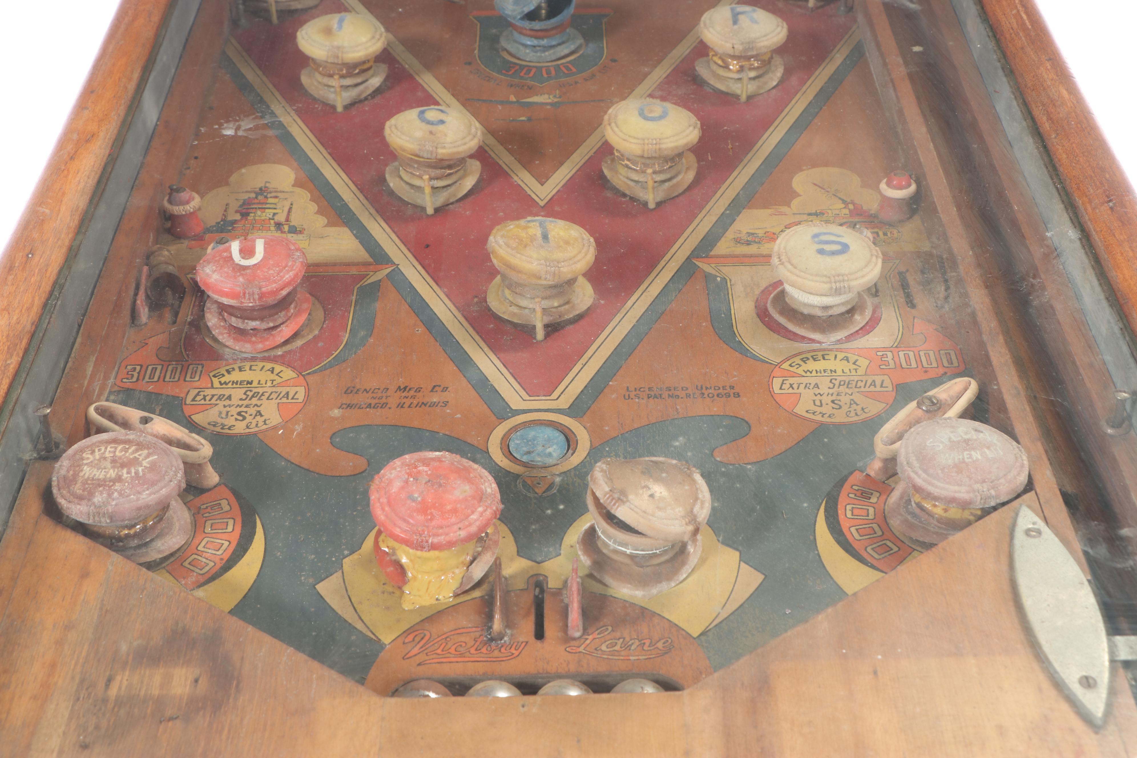 Genco Victory Pinball Machine, c. 1941