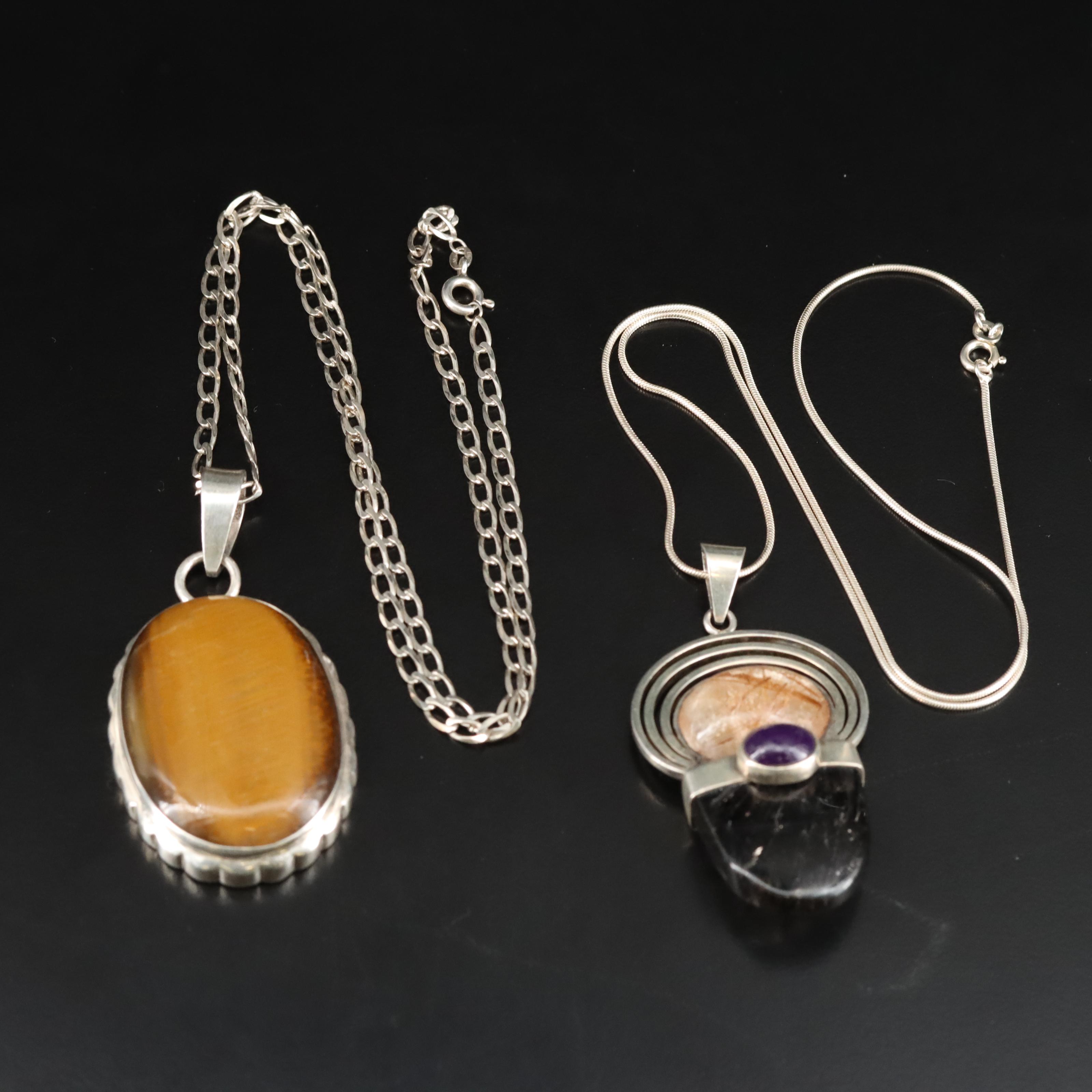 Robert Lee Morris Studio Disc Pendant and Artisan Featured in Sterling Jewelry
