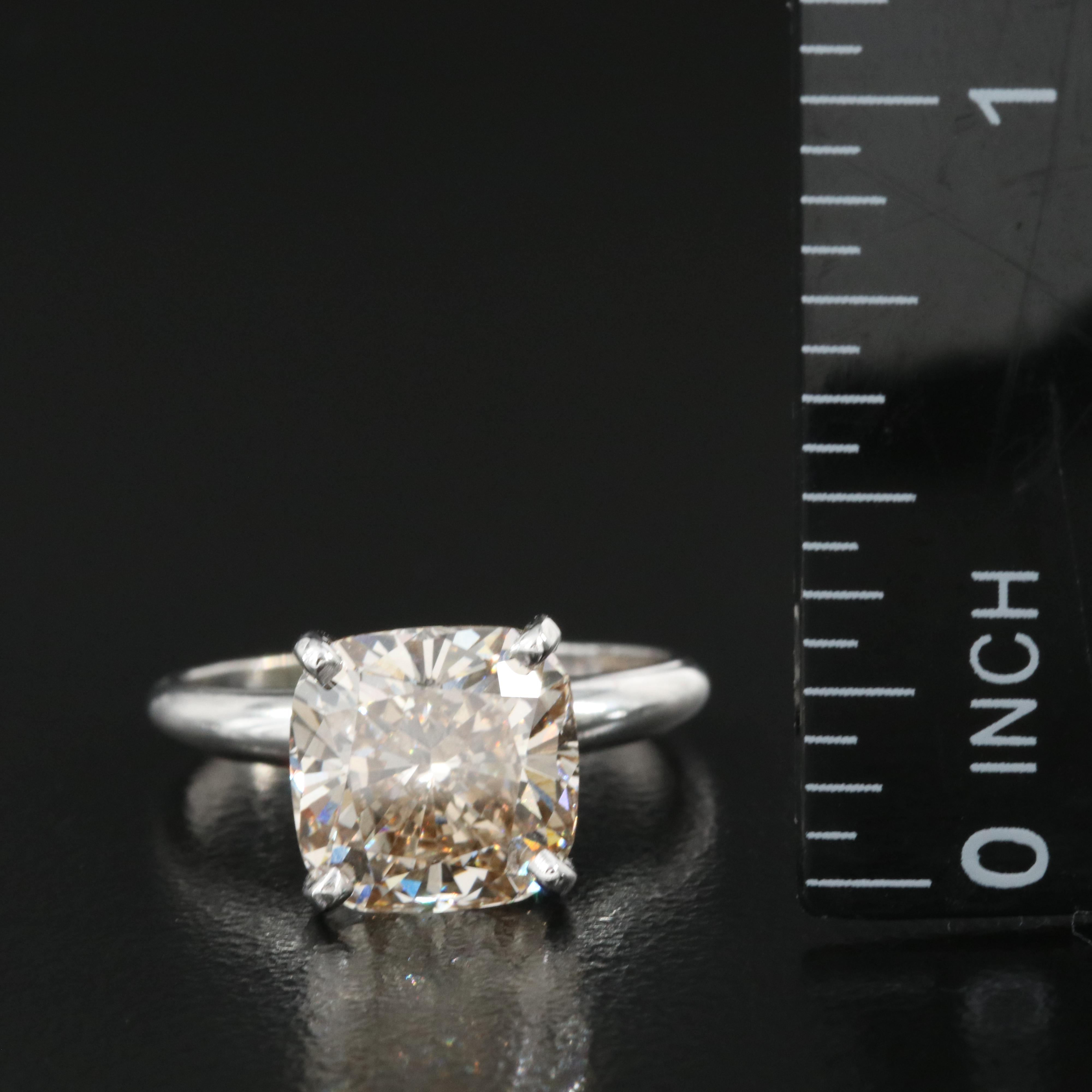 14K 4.16 CT Diamond Solitaire Ring