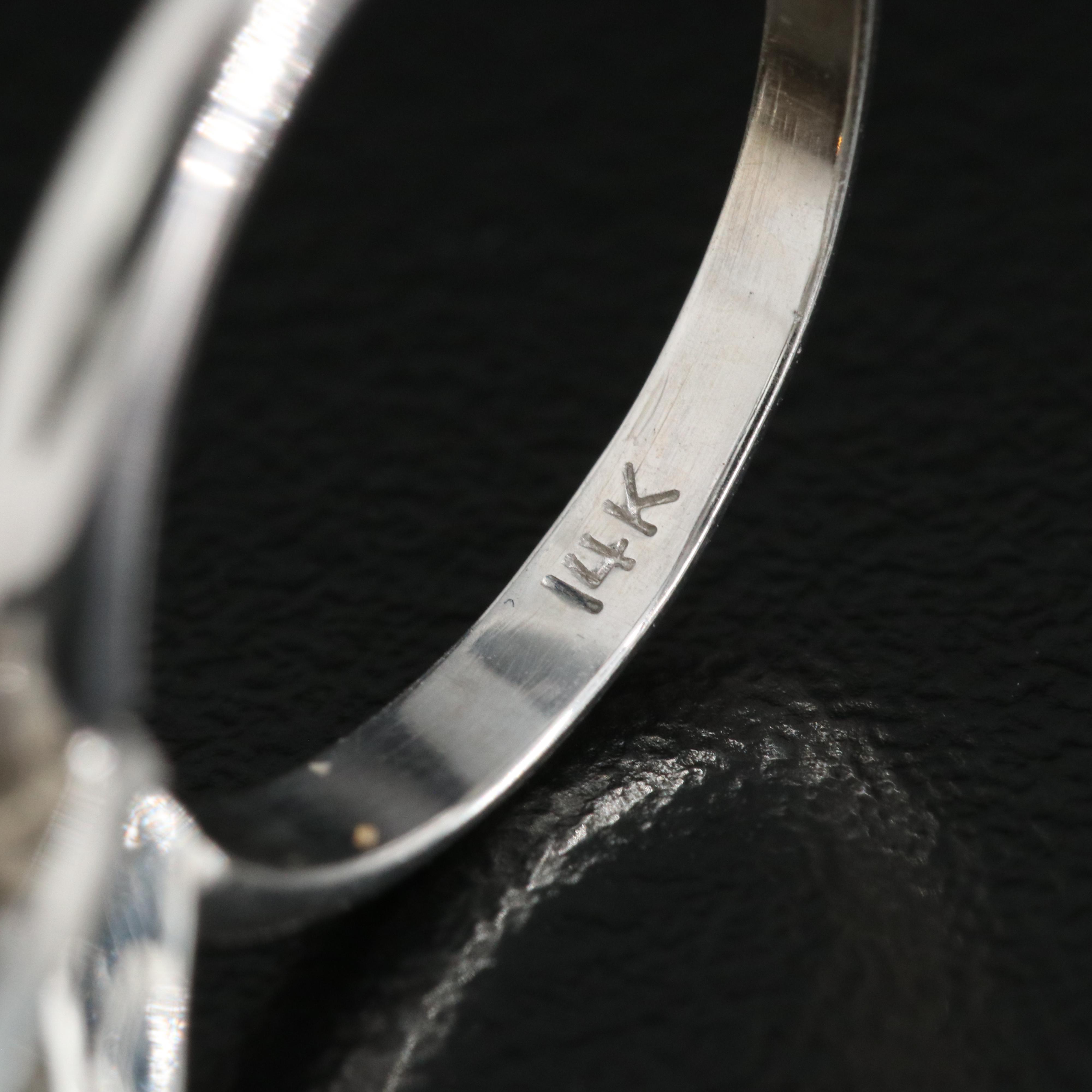 14K 4.16 CT Diamond Solitaire Ring