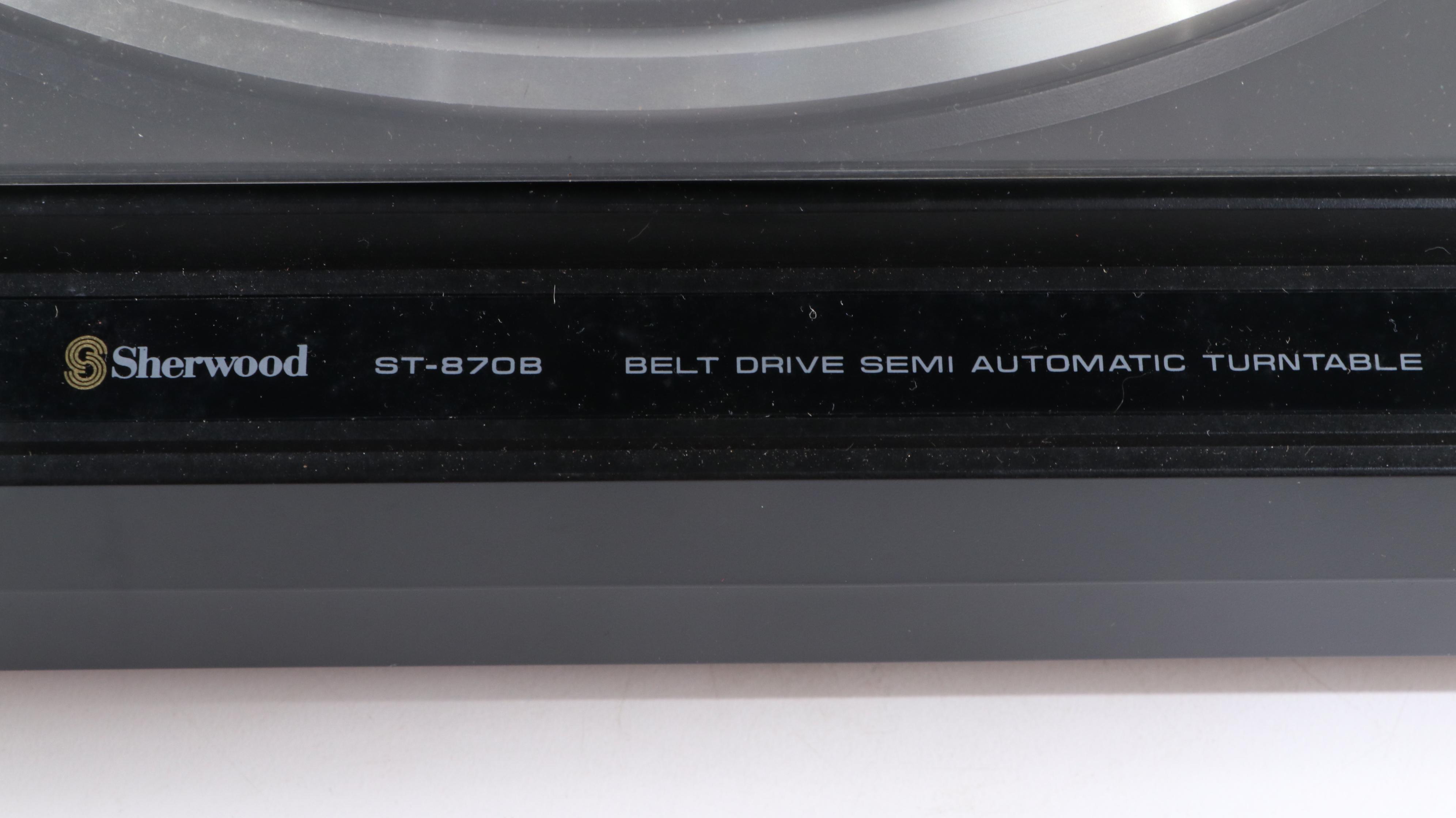 Technics Direct Drive Automatic SL-5 and Sherwood Belt Drive Turntables