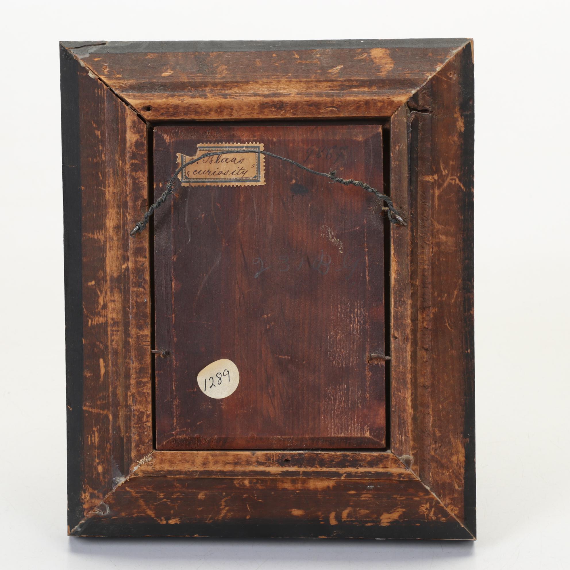 Oil Painting After Eugene de Blaas "The Curious," Early to Mid 20th century