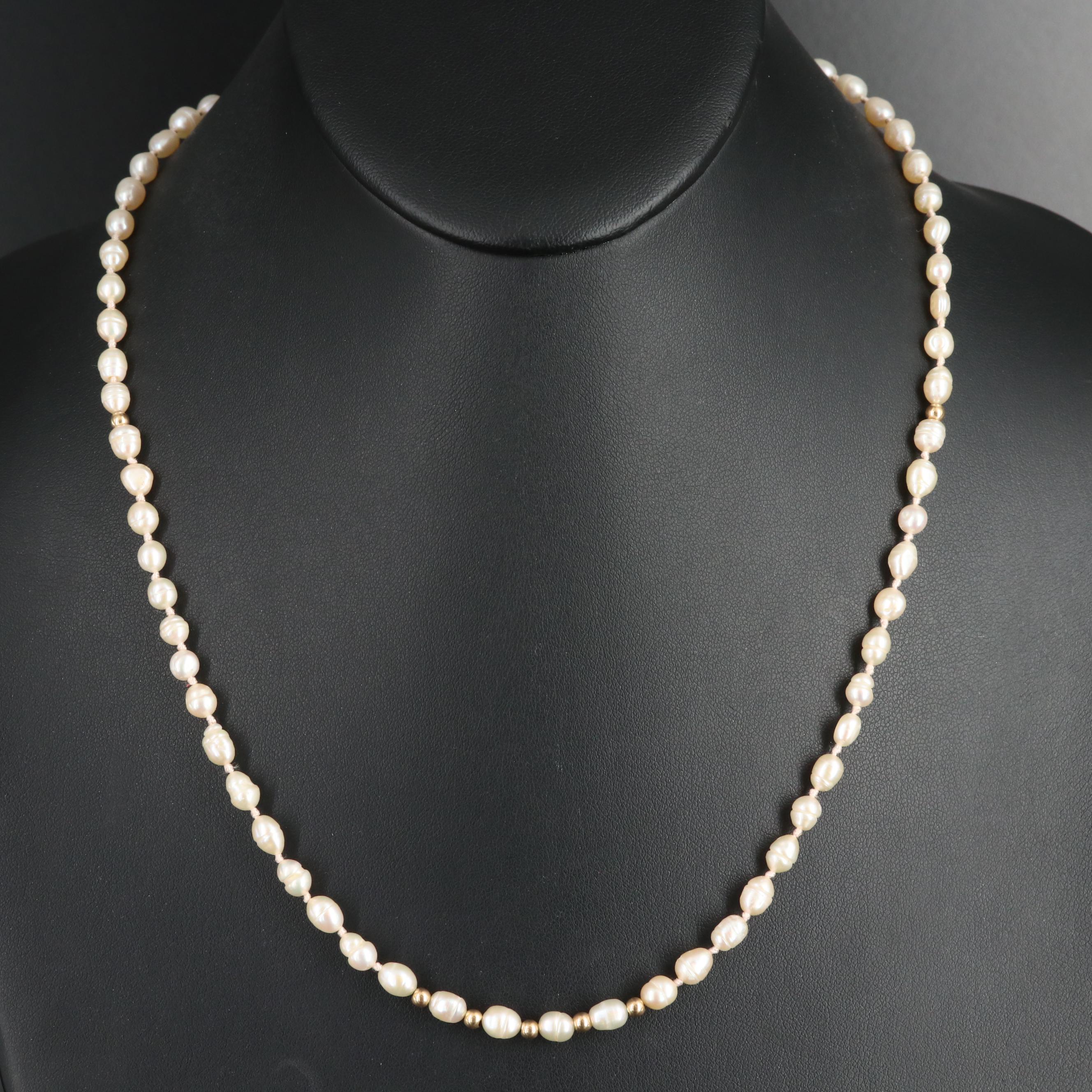 14K Pearl Necklace