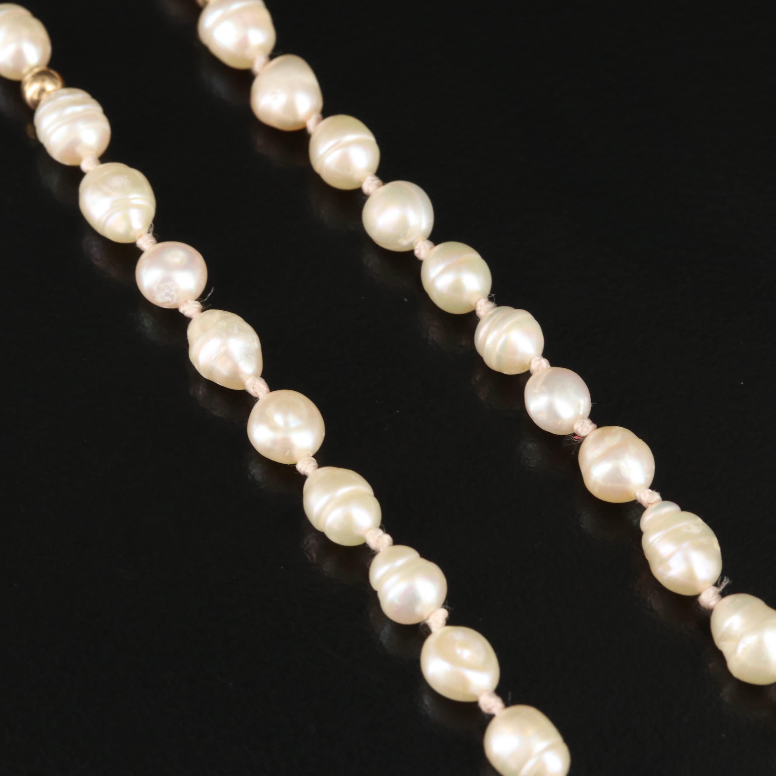 14K Pearl Necklace
