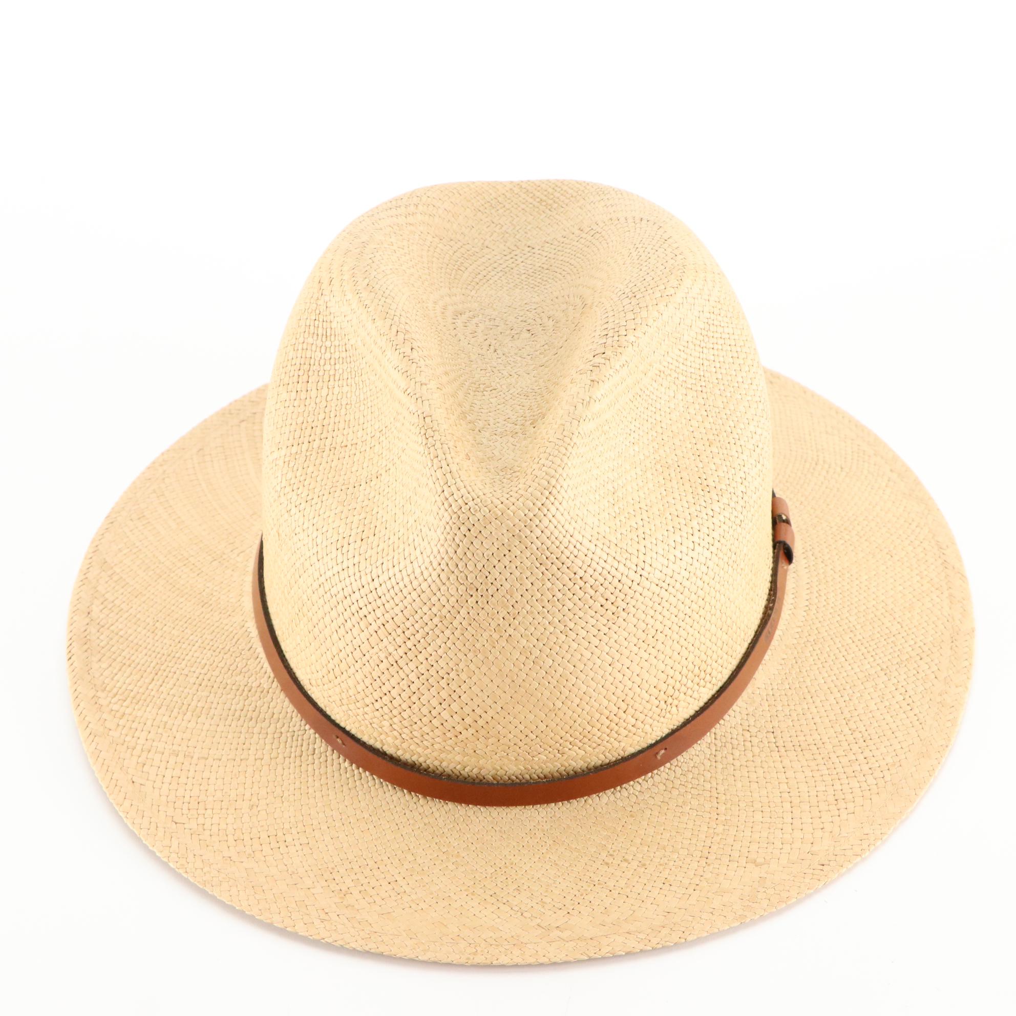 Stetson Panama Straw Hat with Box