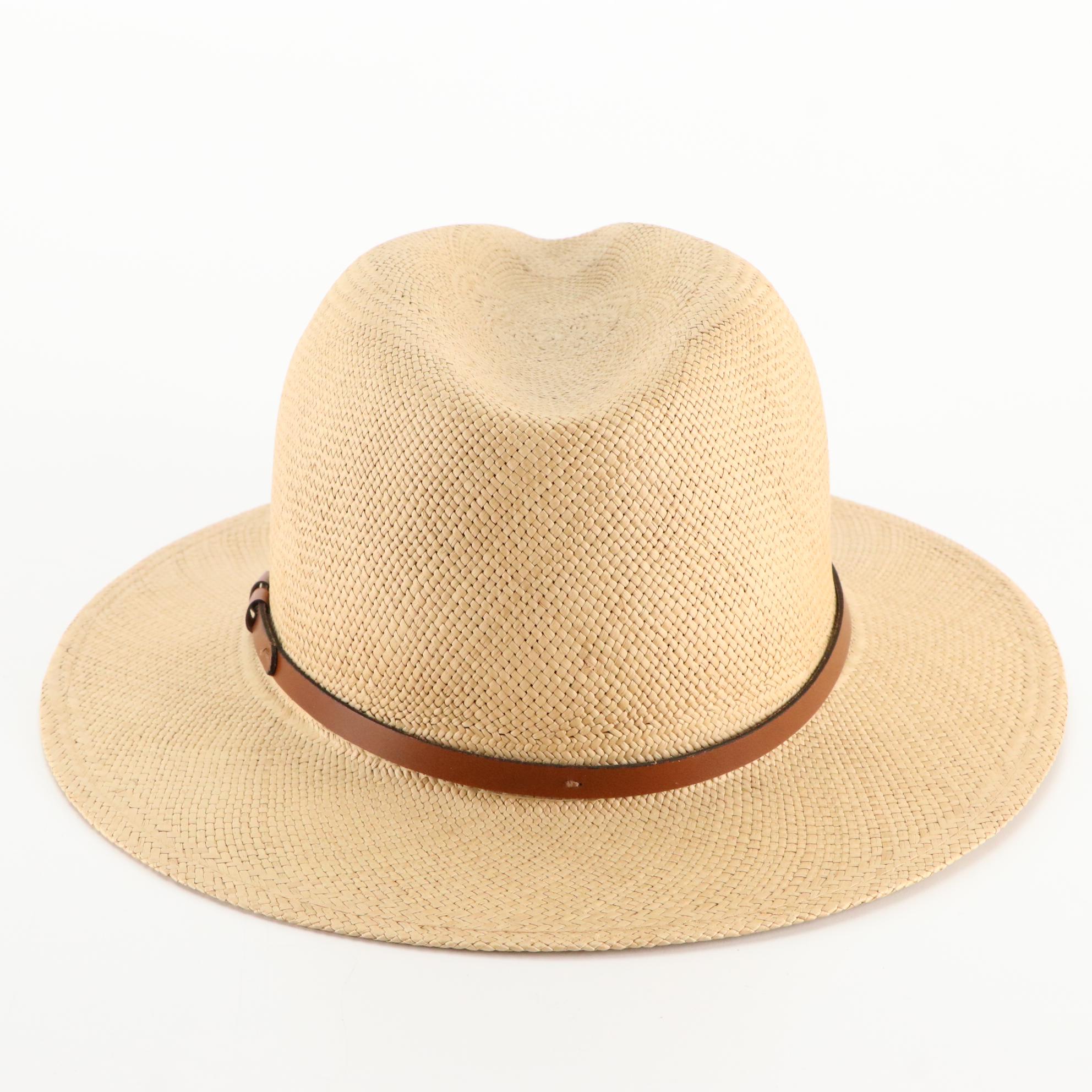 Stetson Panama Straw Hat with Box