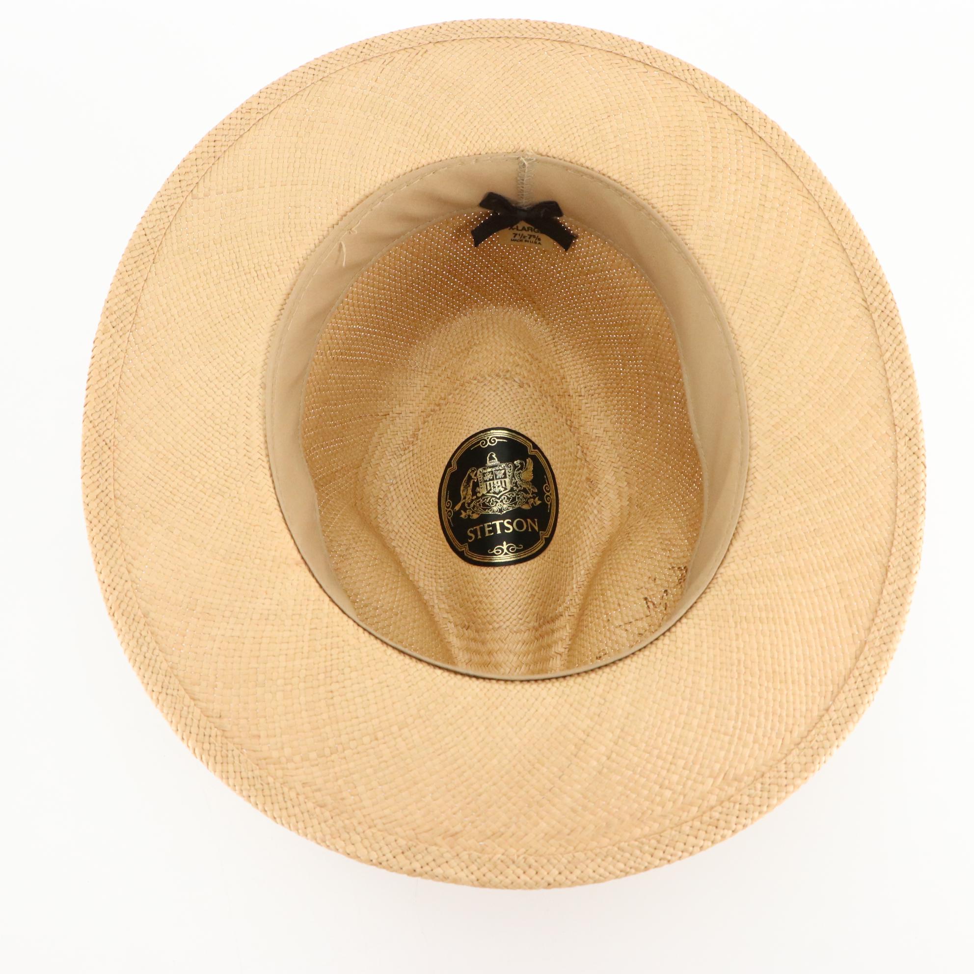 Stetson Panama Straw Hat with Box
